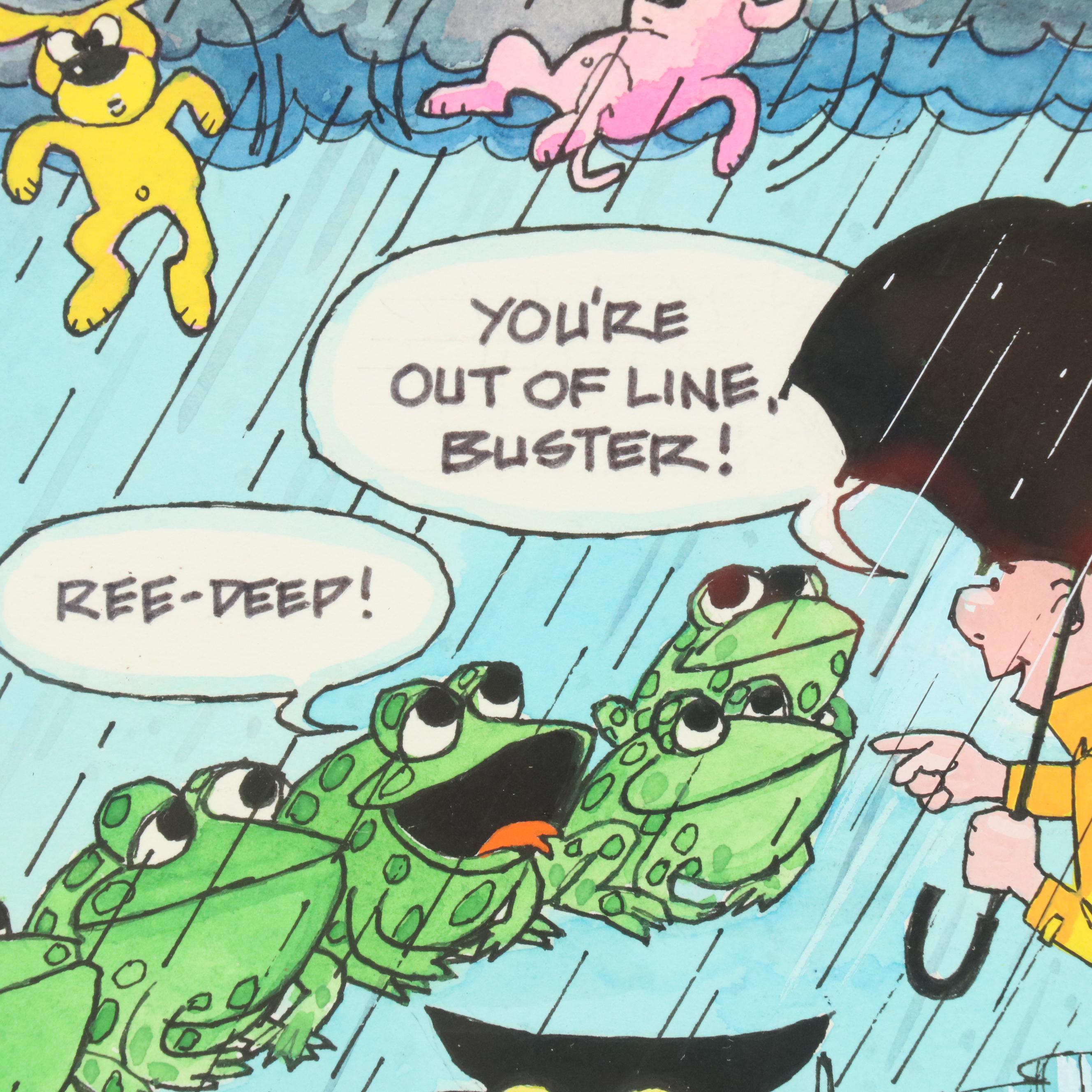 George Wagner Marker and Ink Nutone Advertisement Illustrations, Mid-20th C.