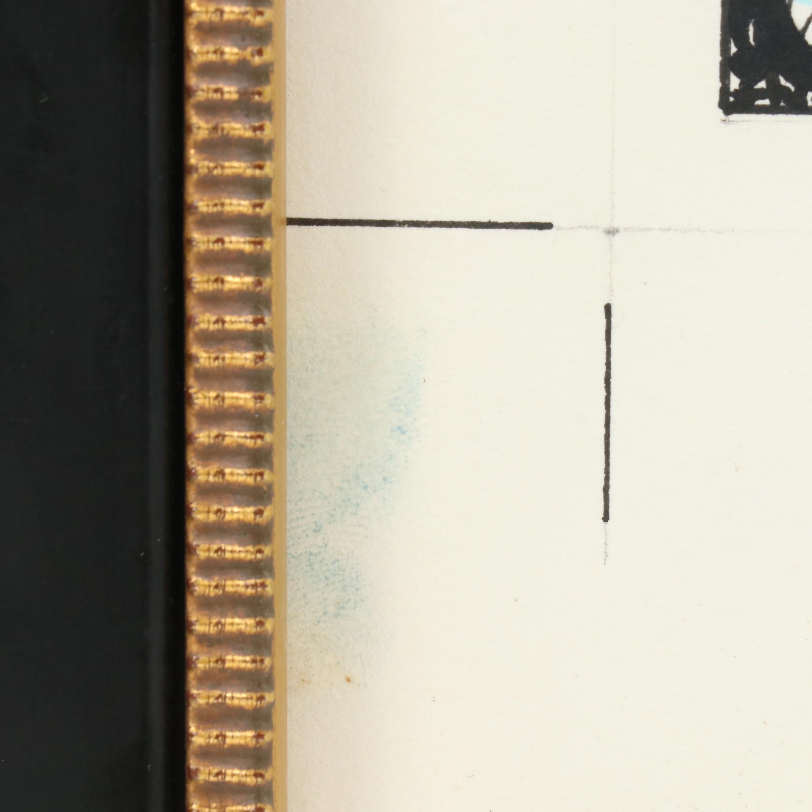 George Wagner Marker and Ink Nutone Advertisement Illustrations, Mid-20th C.