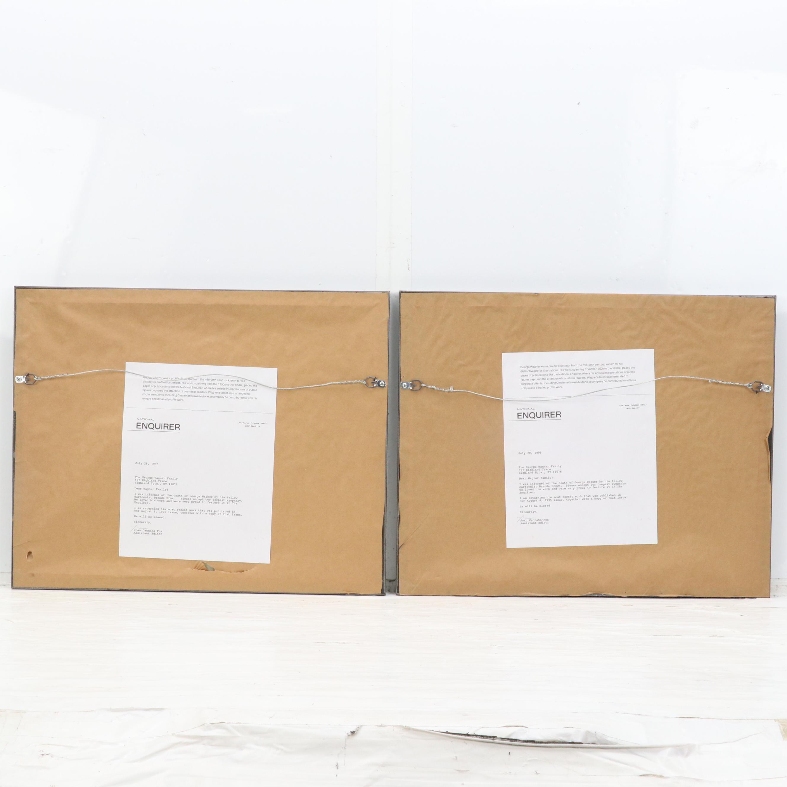 George Wagner Marker and Ink Nutone Advertisement Illustrations, Mid-20th C.