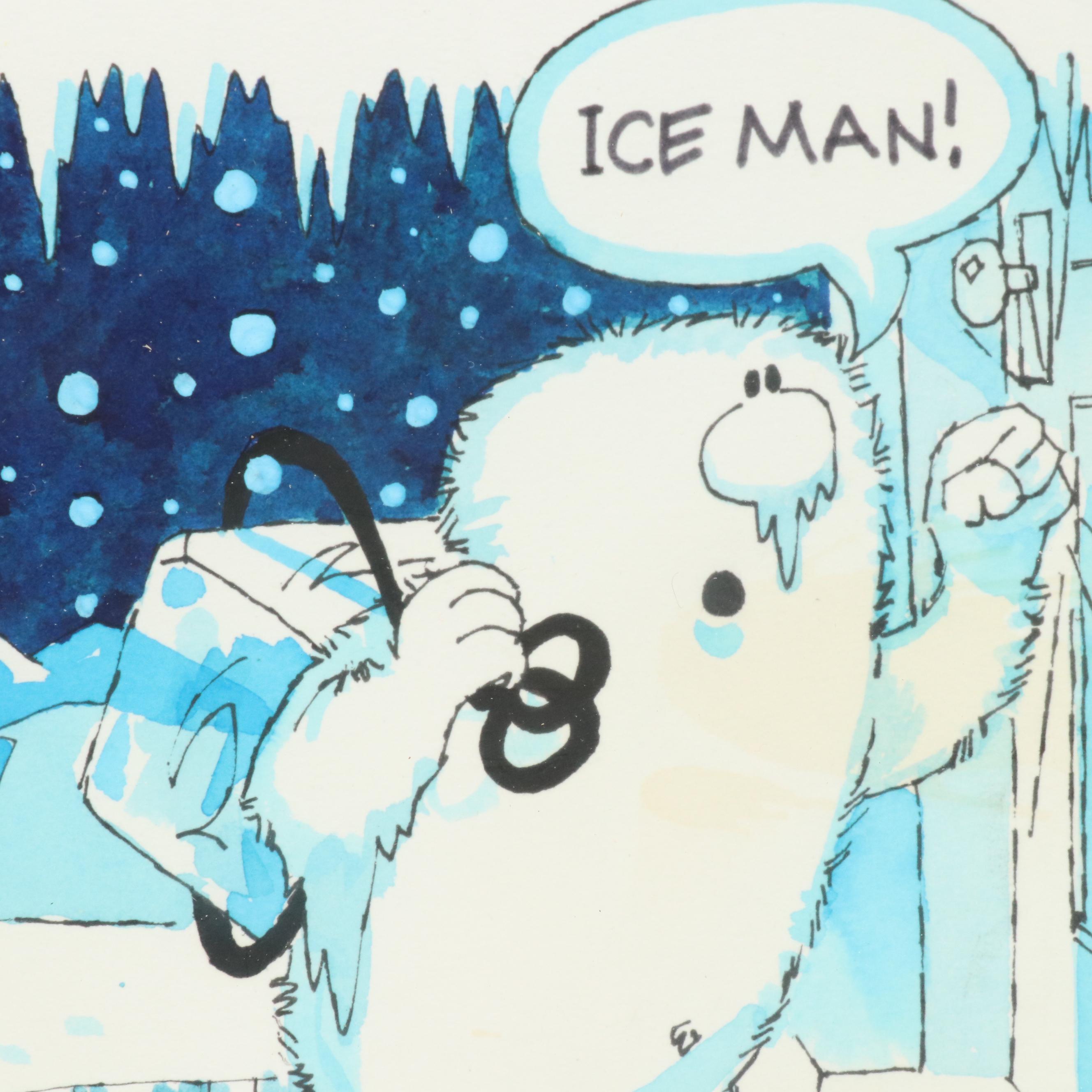 George Wagner Marker and Ink Nutone Advertisement Illustrations, Mid-20th C.