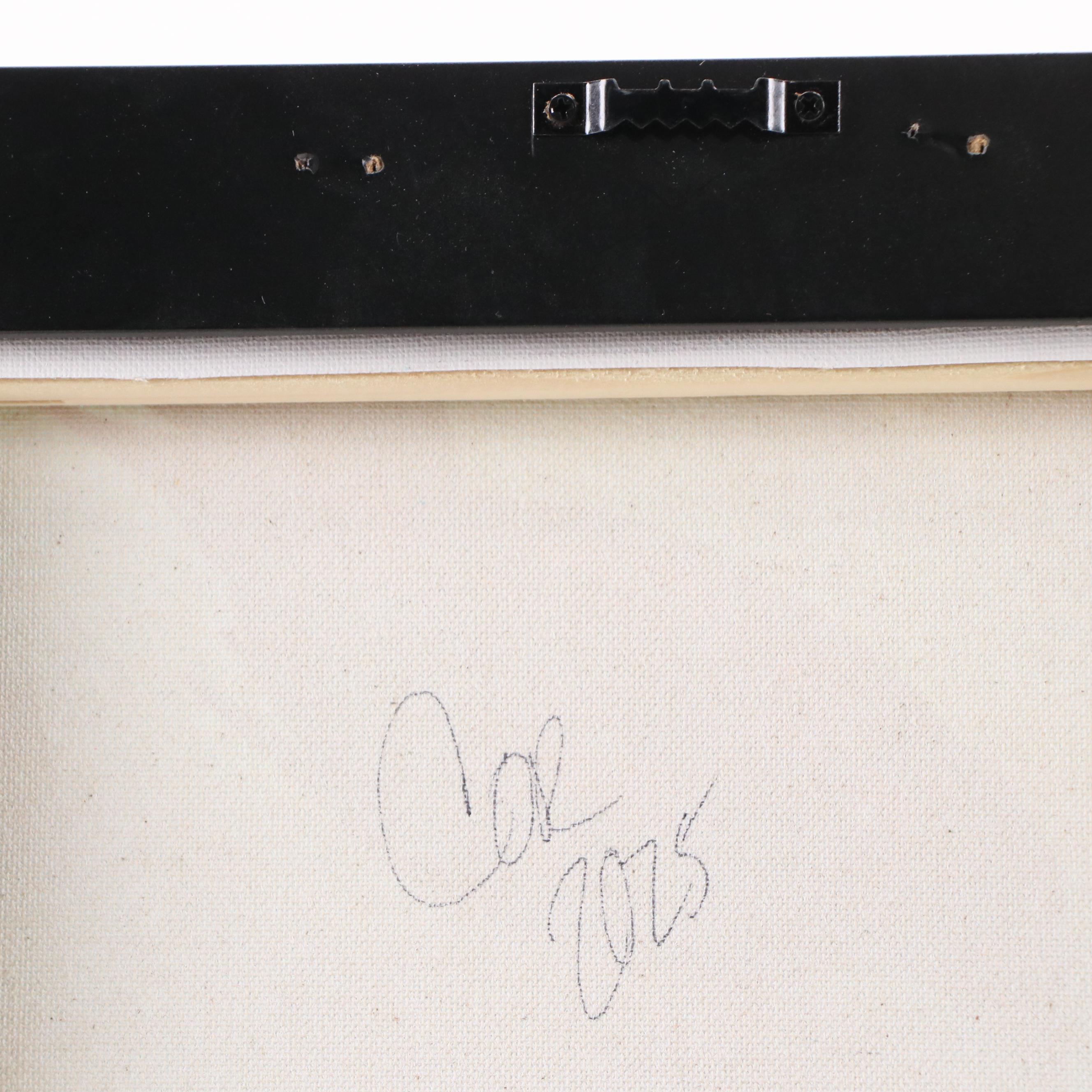 Corbellic Stylized Acrylic Painting of Dog and Bird, 2025