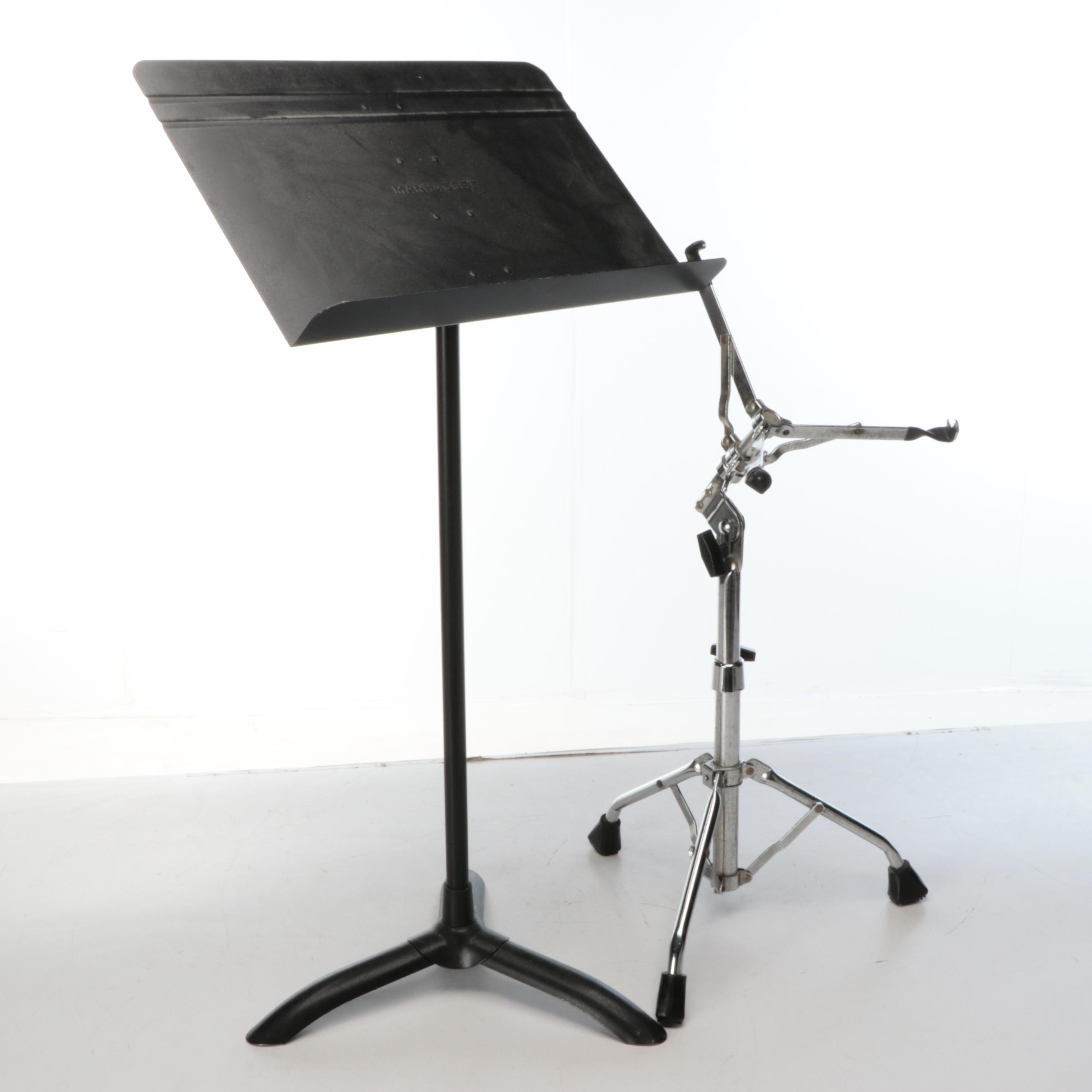 Pearl Steel Shell Snare with Evans Drum Head and Stand