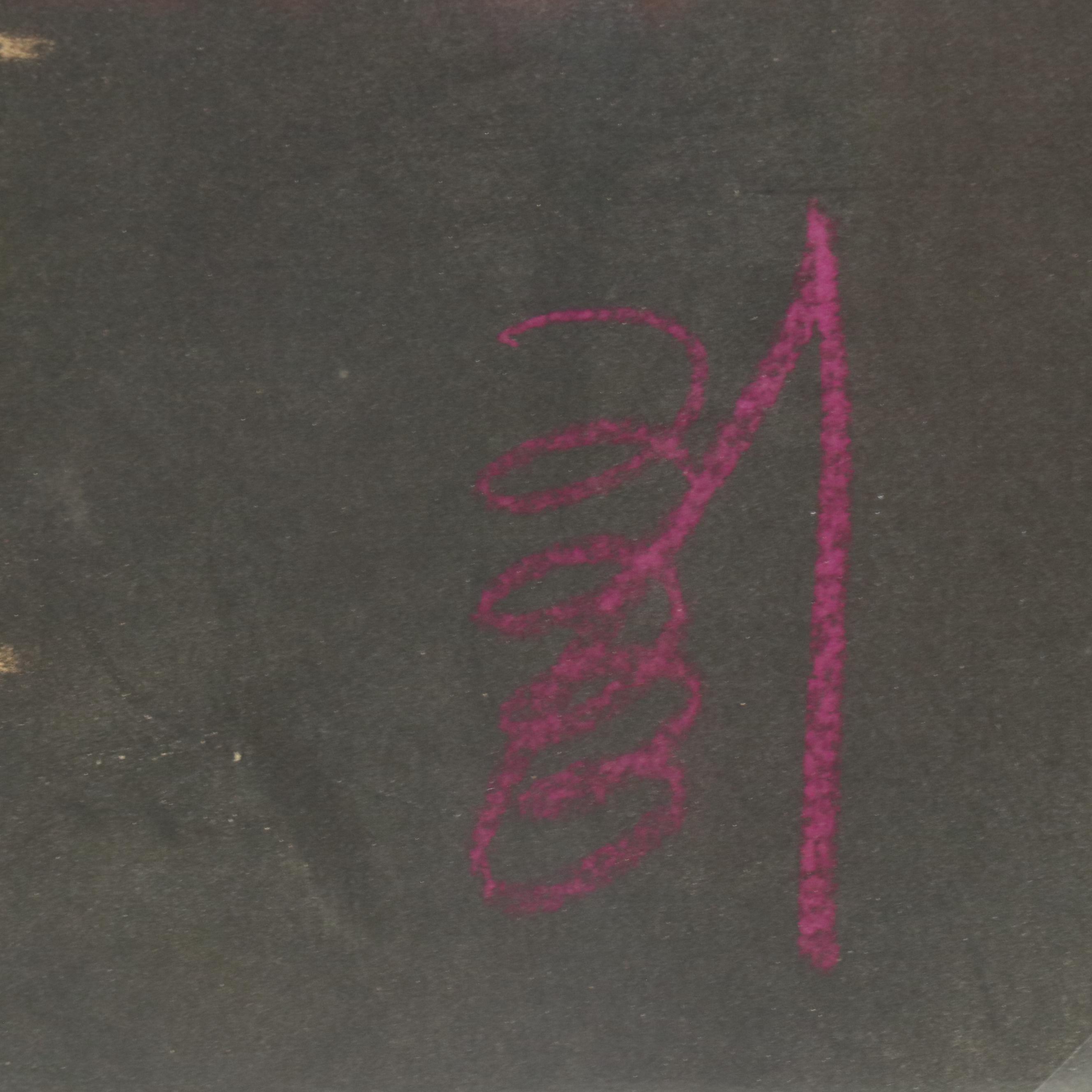 Leiah Bowden Chalk Pastel Drawing "Soul Journey Energy Portrait," Early 21st C.