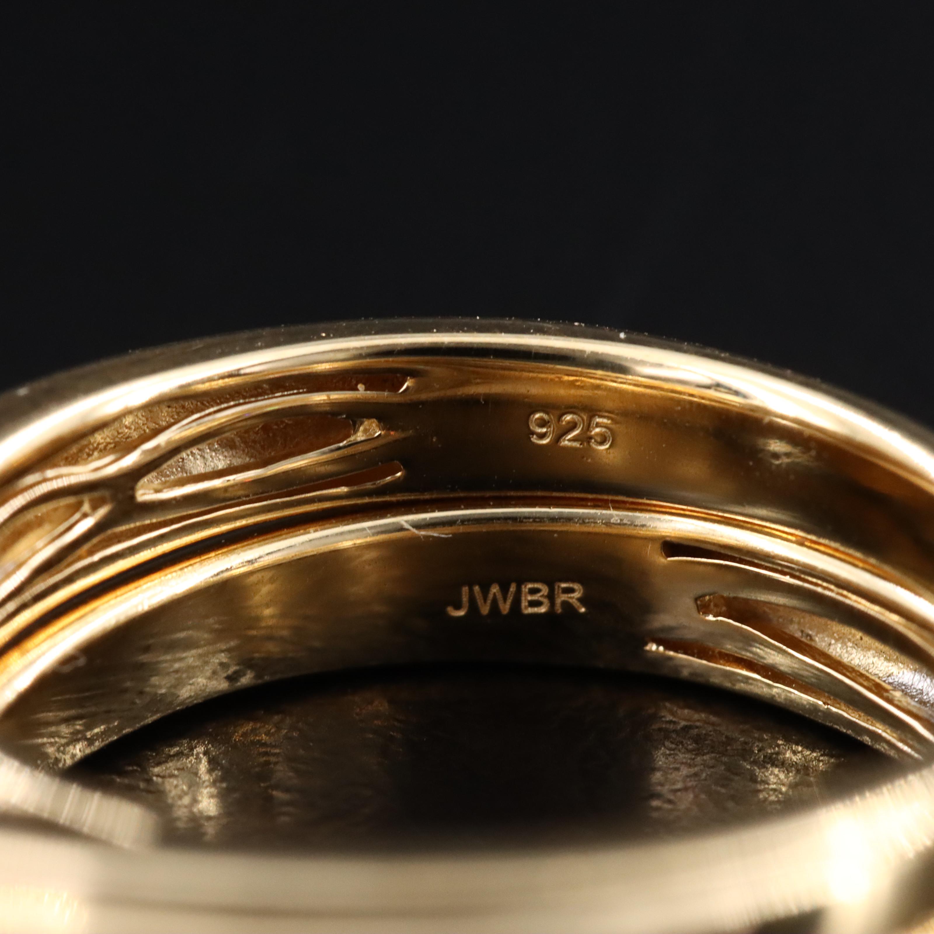 Sterling Diamond Ring Set