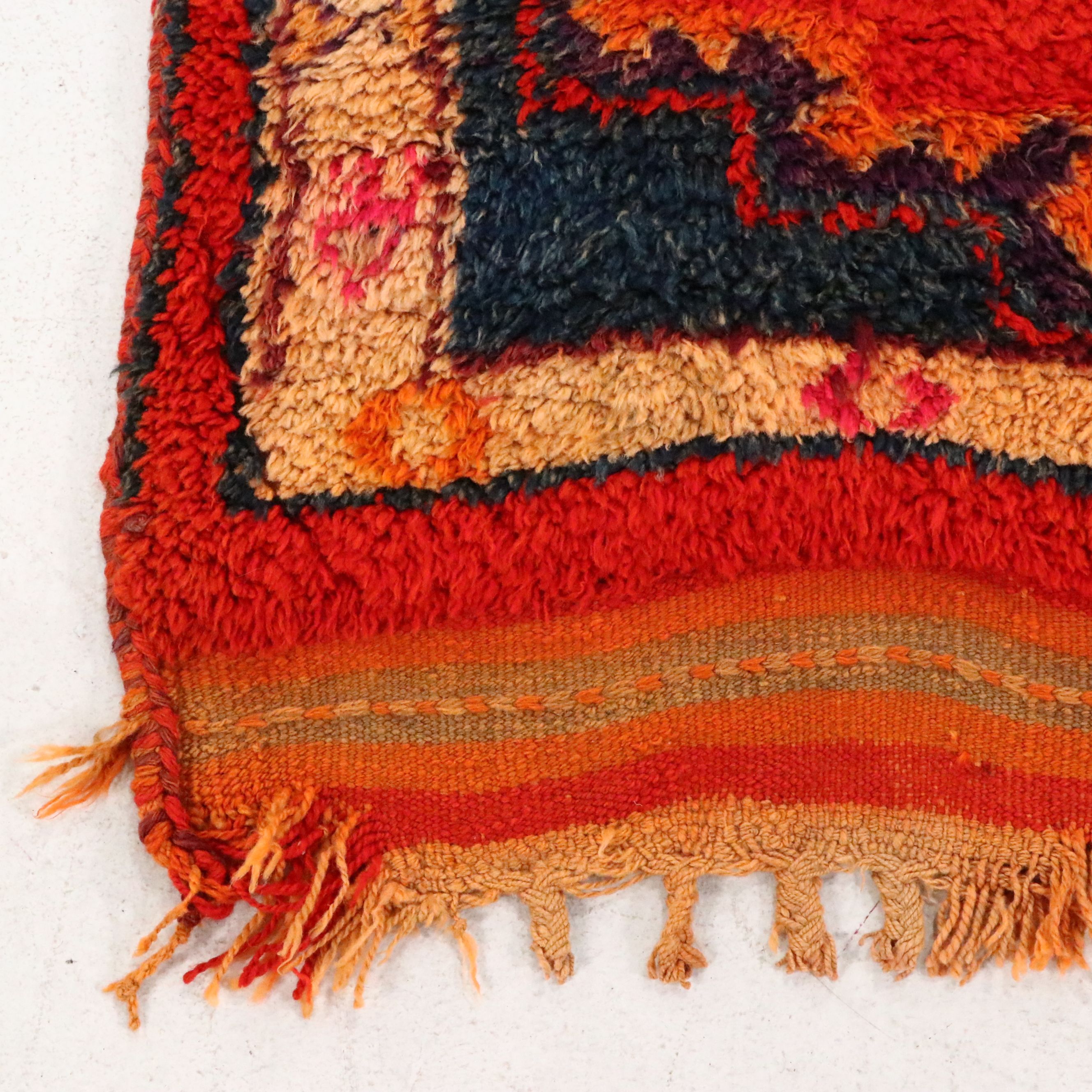 3'3 x 10'4 Hand-Knotted Moroccan Berber Long Rug