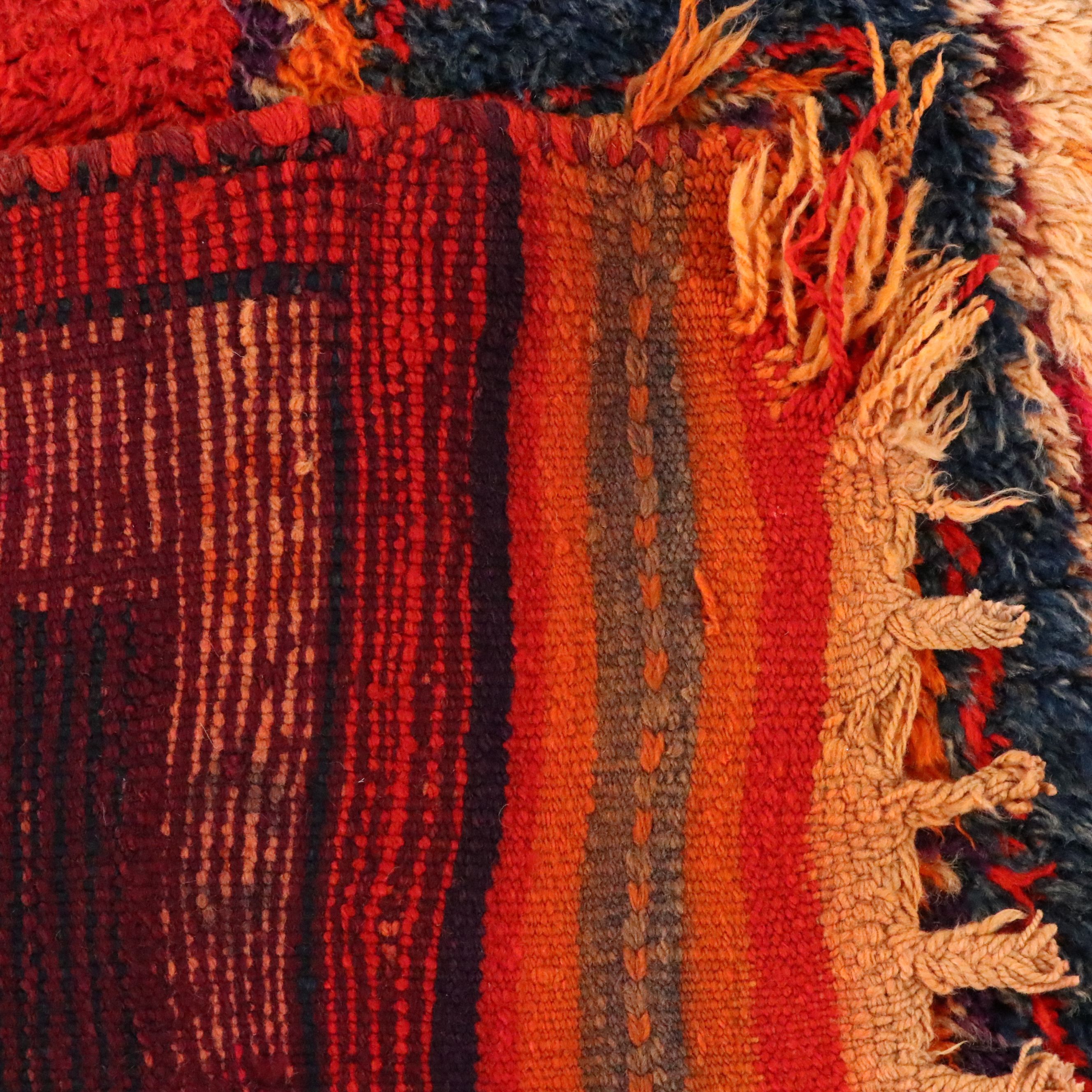 3'3 x 10'4 Hand-Knotted Moroccan Berber Long Rug