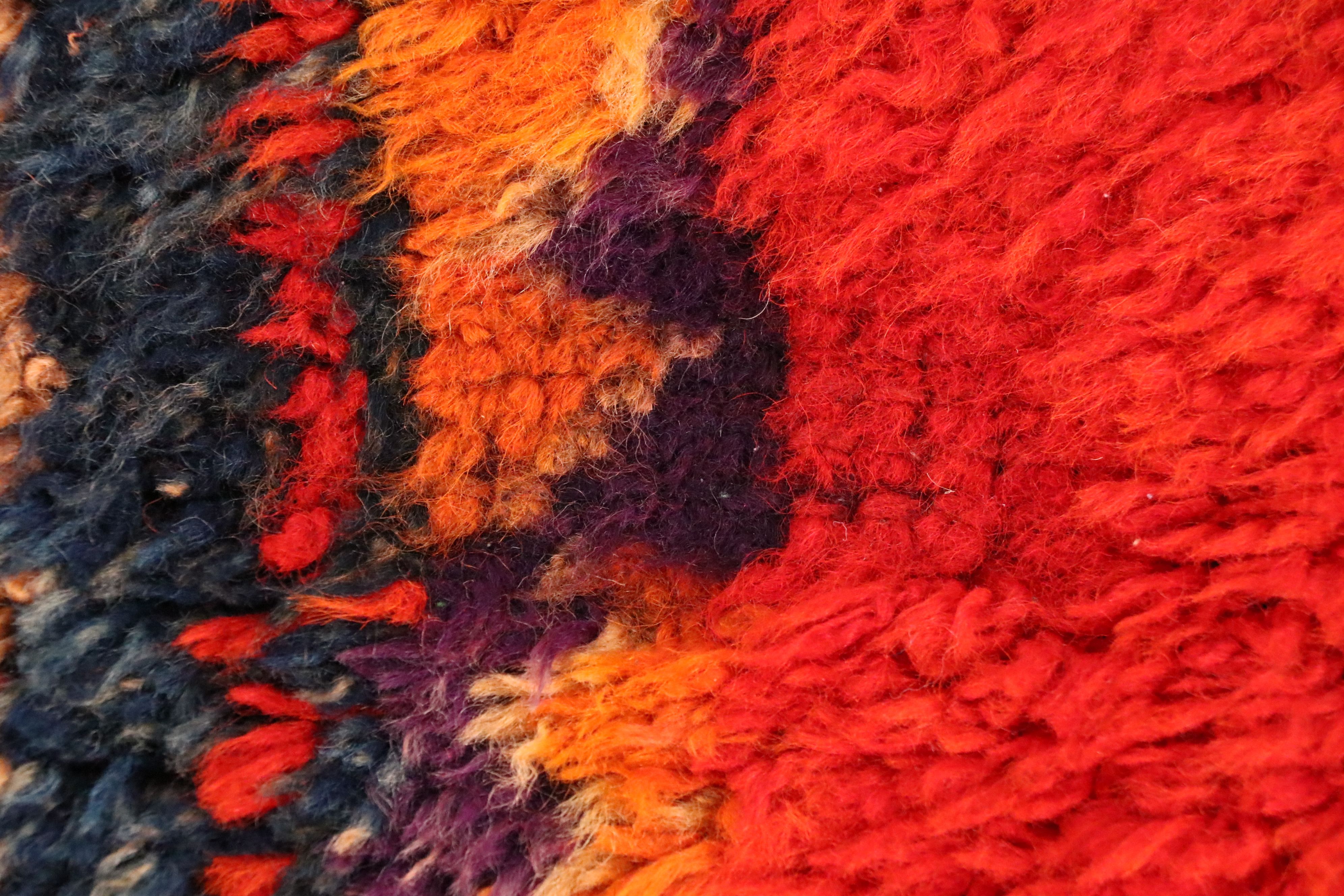 3'3 x 10'4 Hand-Knotted Moroccan Berber Long Rug