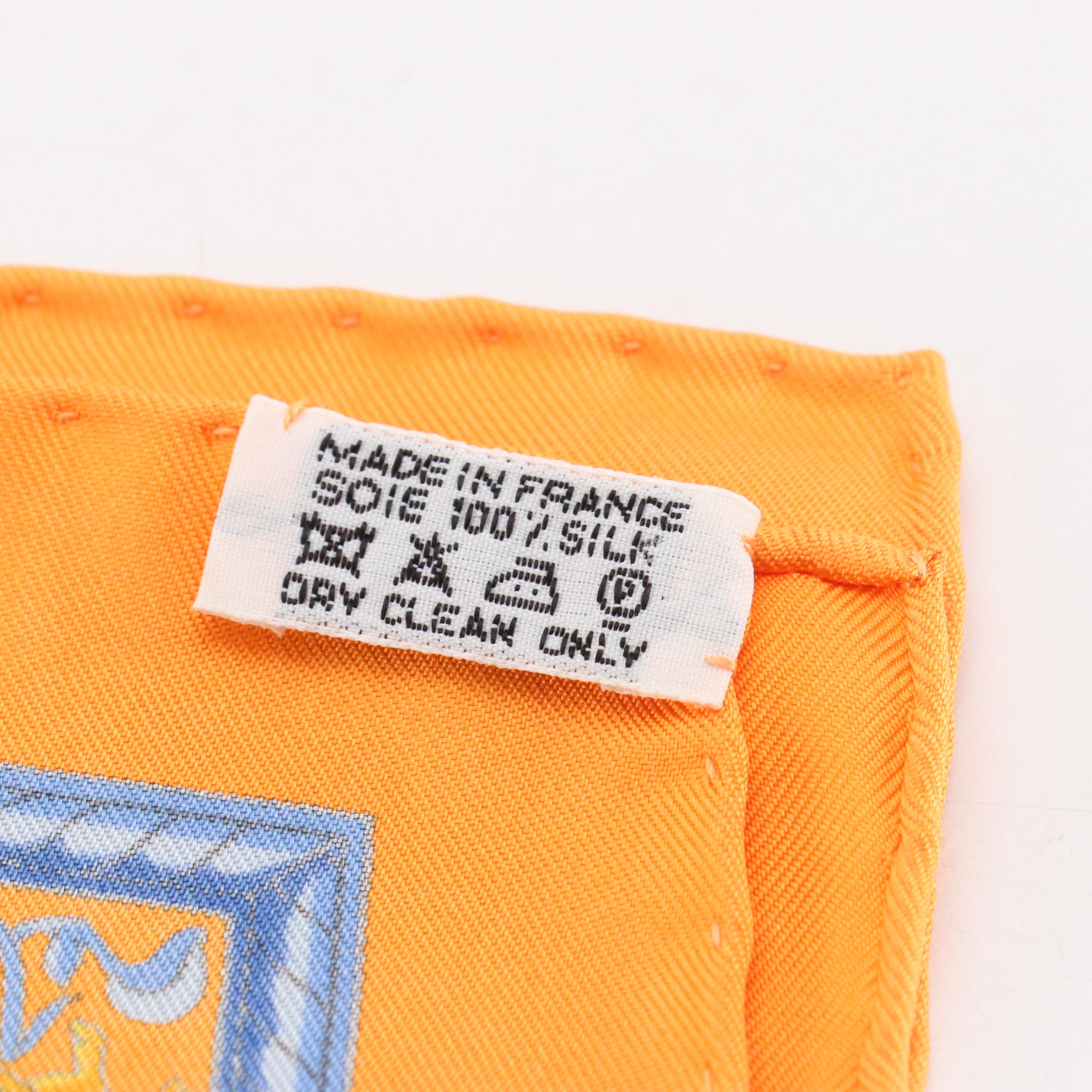 Hermès "Chasse en Inde" Scarf 90 in Silk Twill