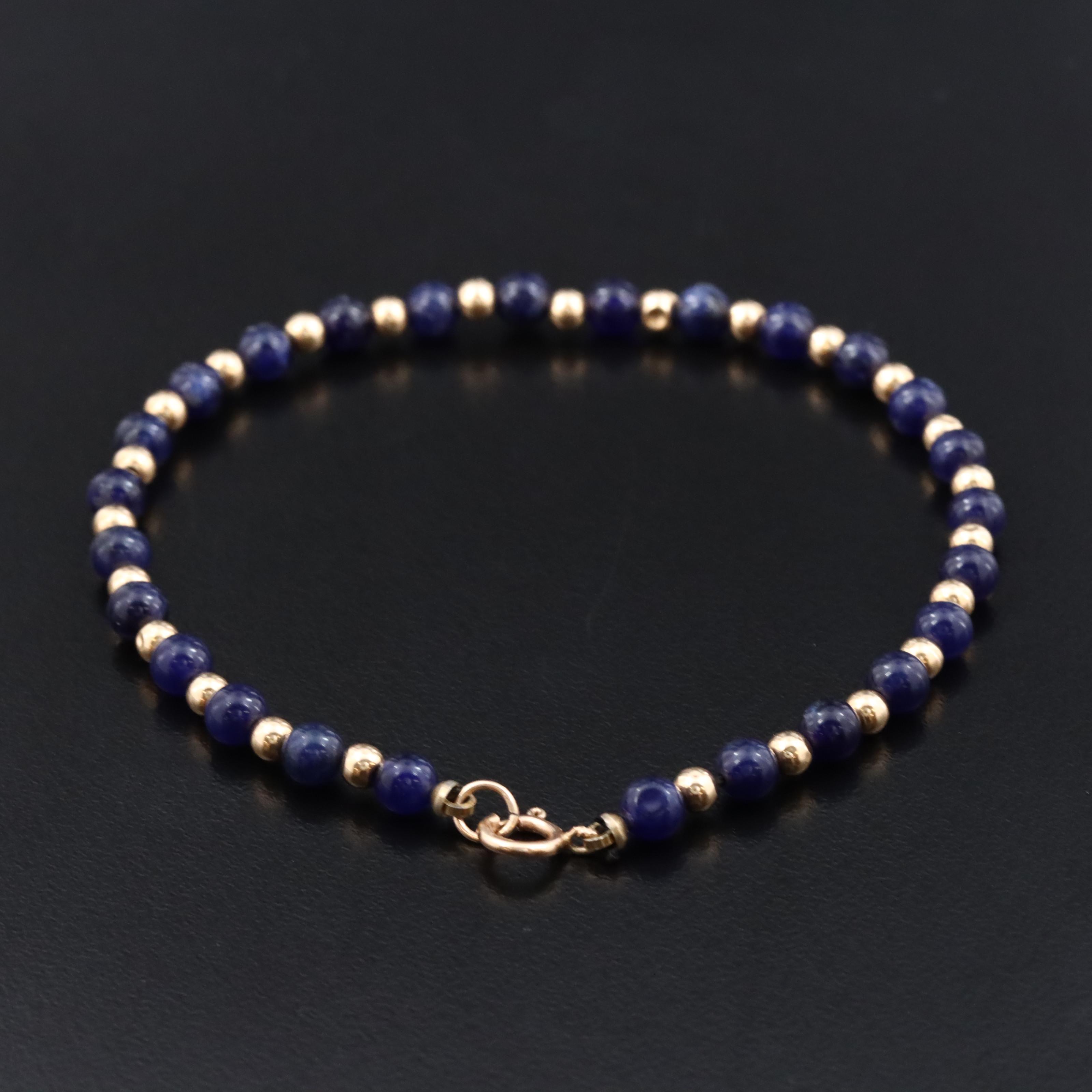 14K Sodalite Bracelet