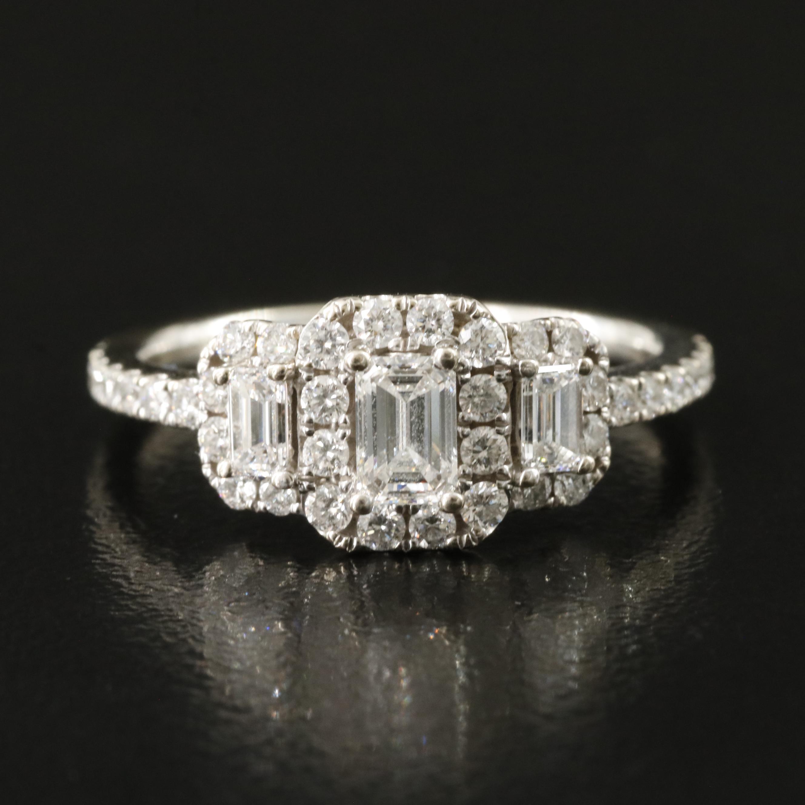 14K 1.01 CTW Diamond Ring