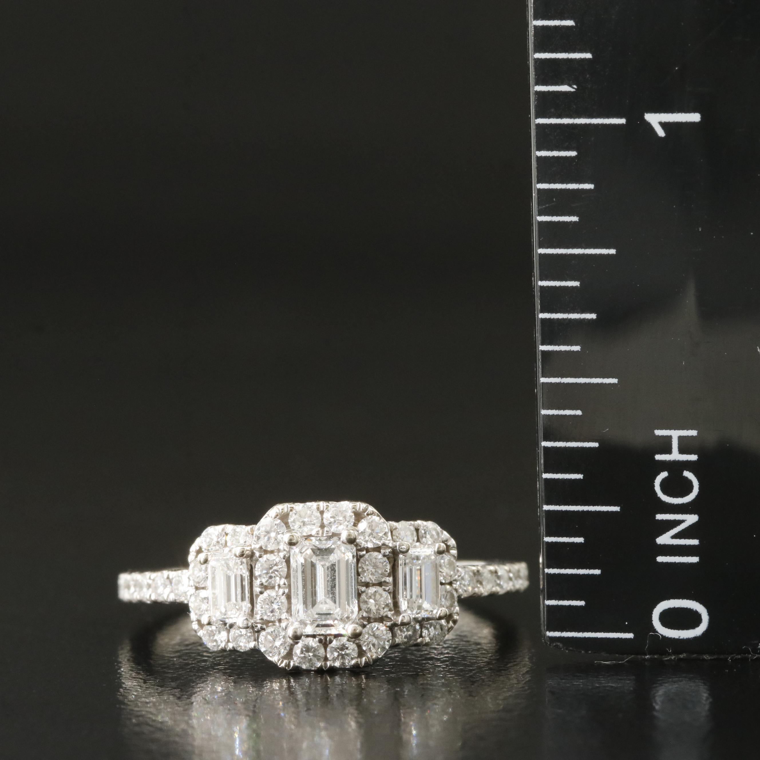 14K 1.01 CTW Diamond Ring