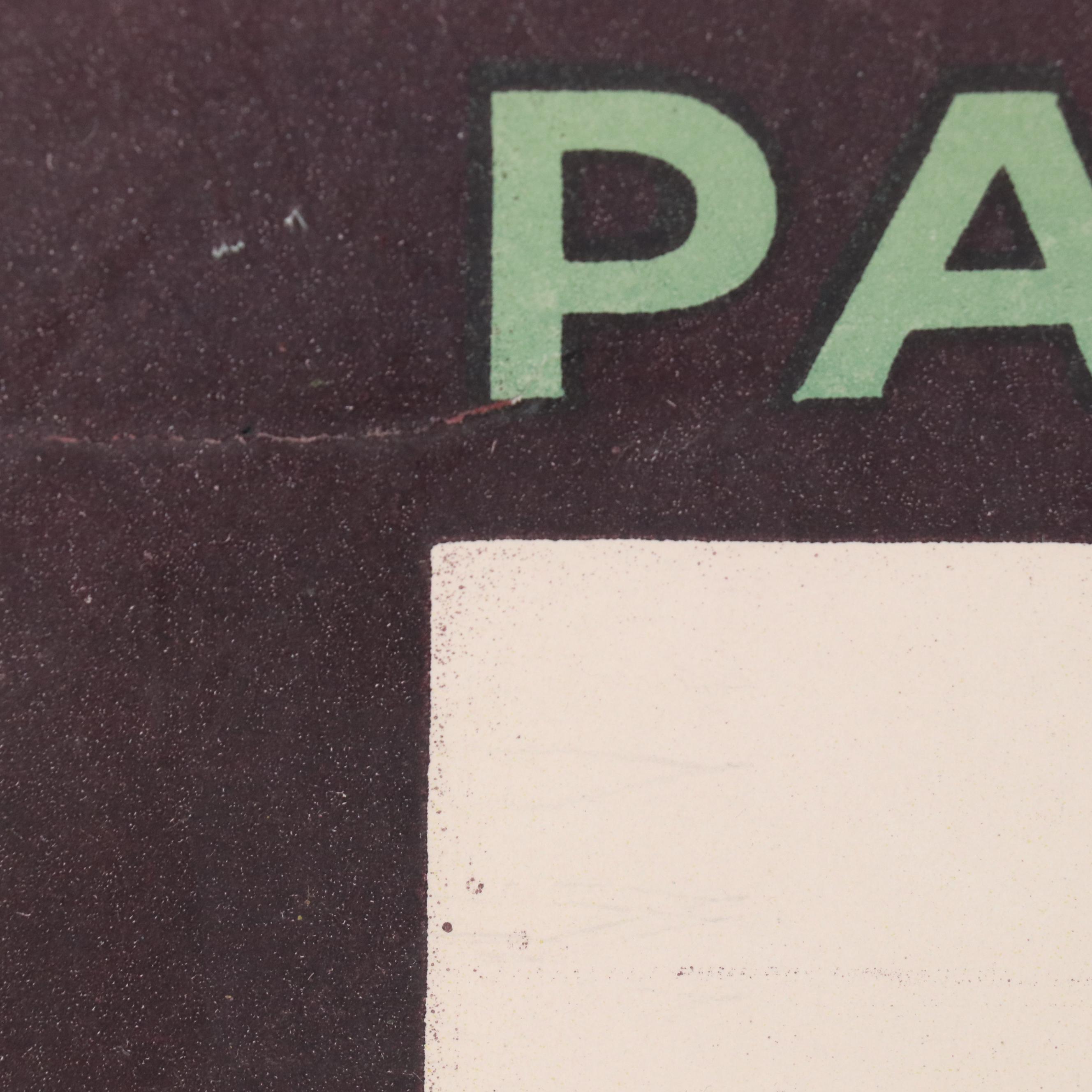 Designed by Julien Lacaze Color Lithograph Poster "Le Littoral Méditerranéen"