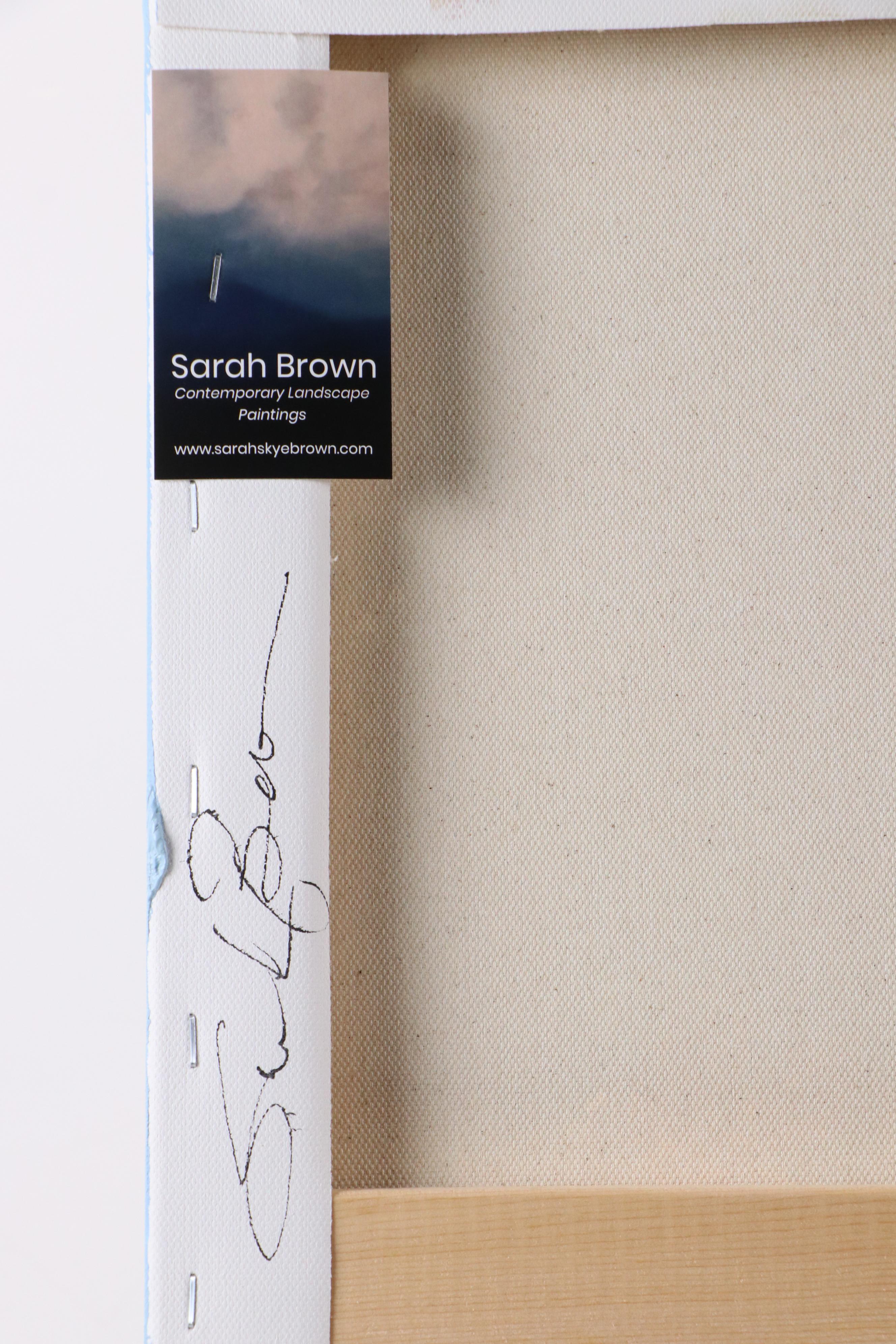 Sarah Brown Landscape Oil Painting "Borrowed Light," 21st Century