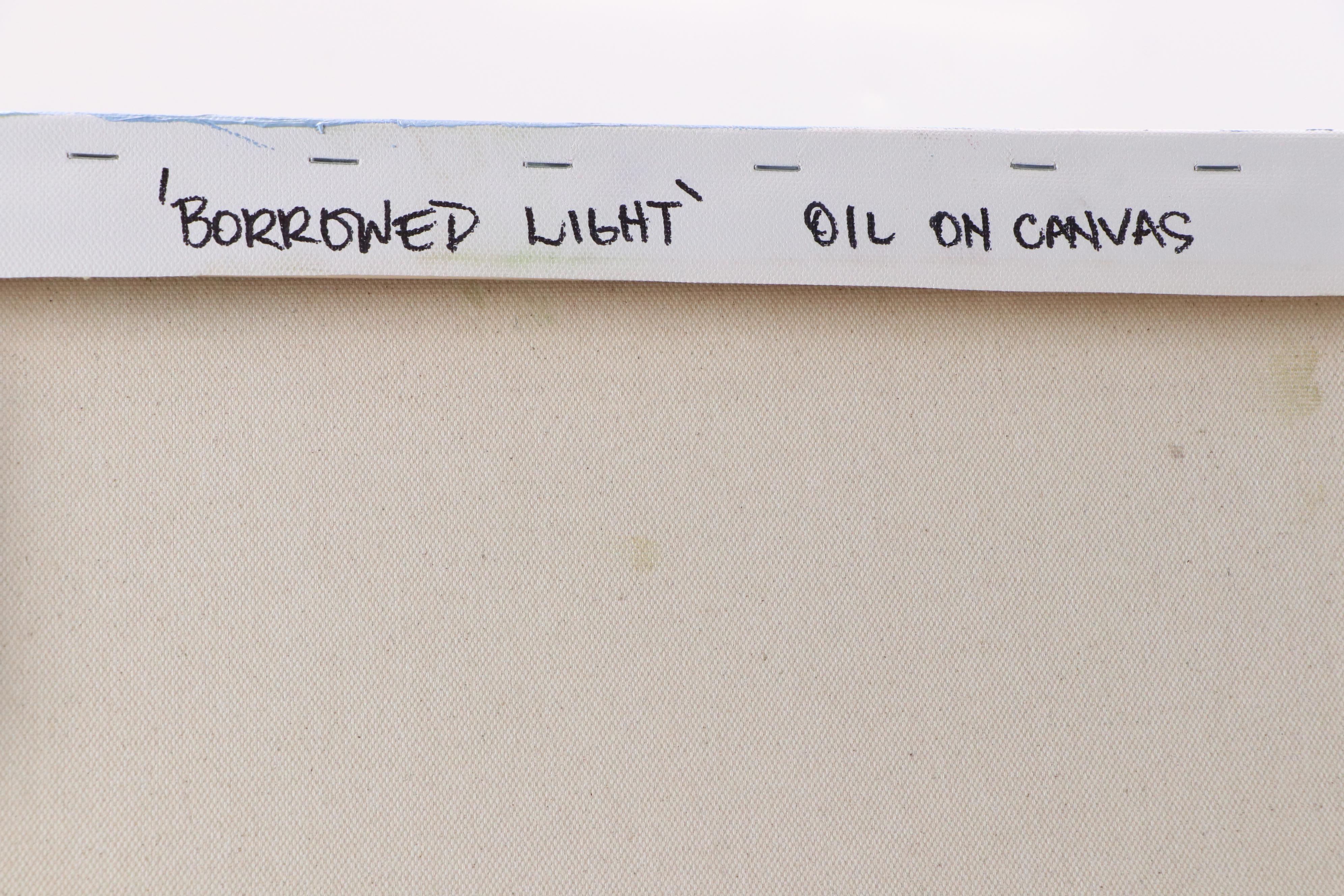 Sarah Brown Landscape Oil Painting "Borrowed Light," 21st Century