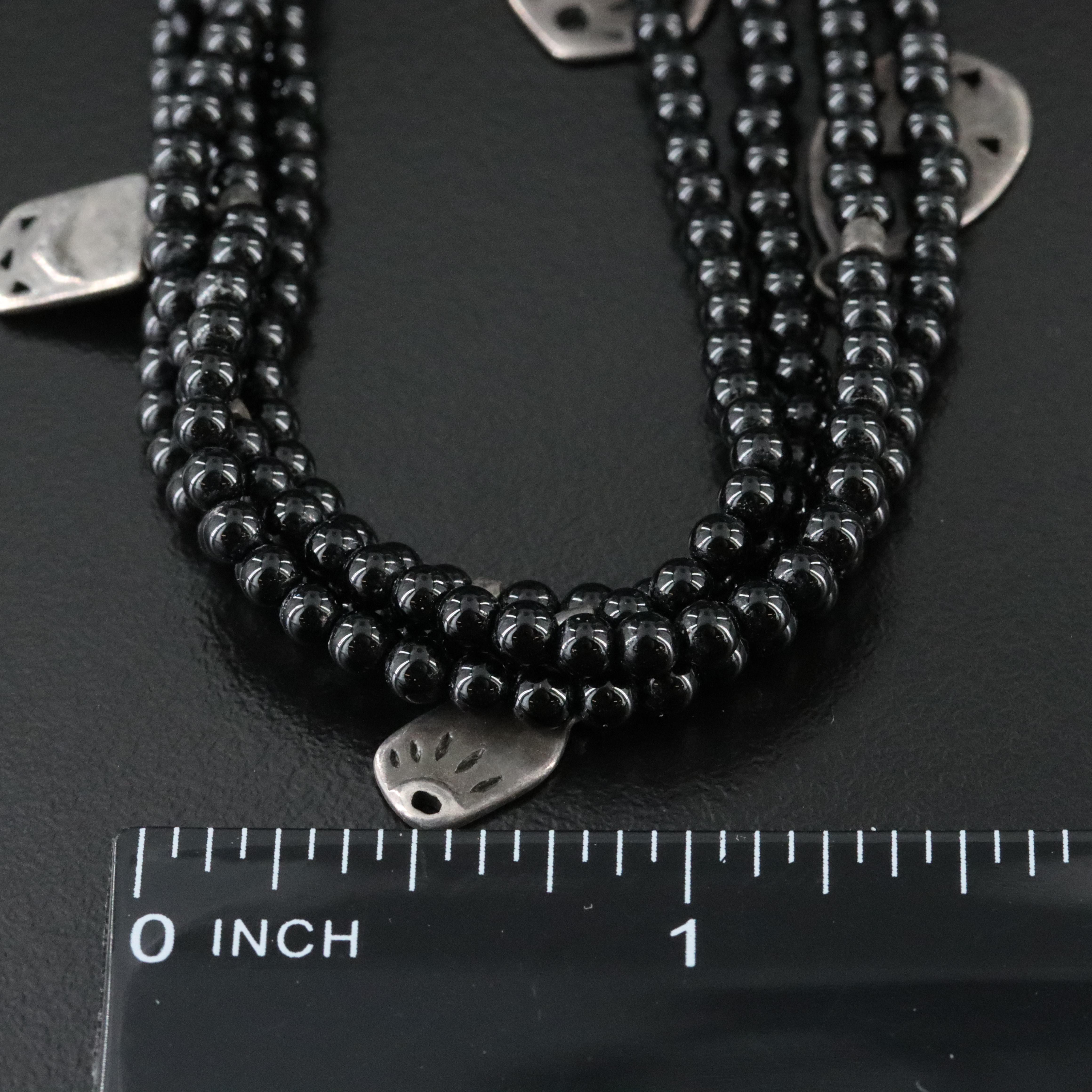 Silpada Sterling Black Onyx Necklace and Pendulum Earrings