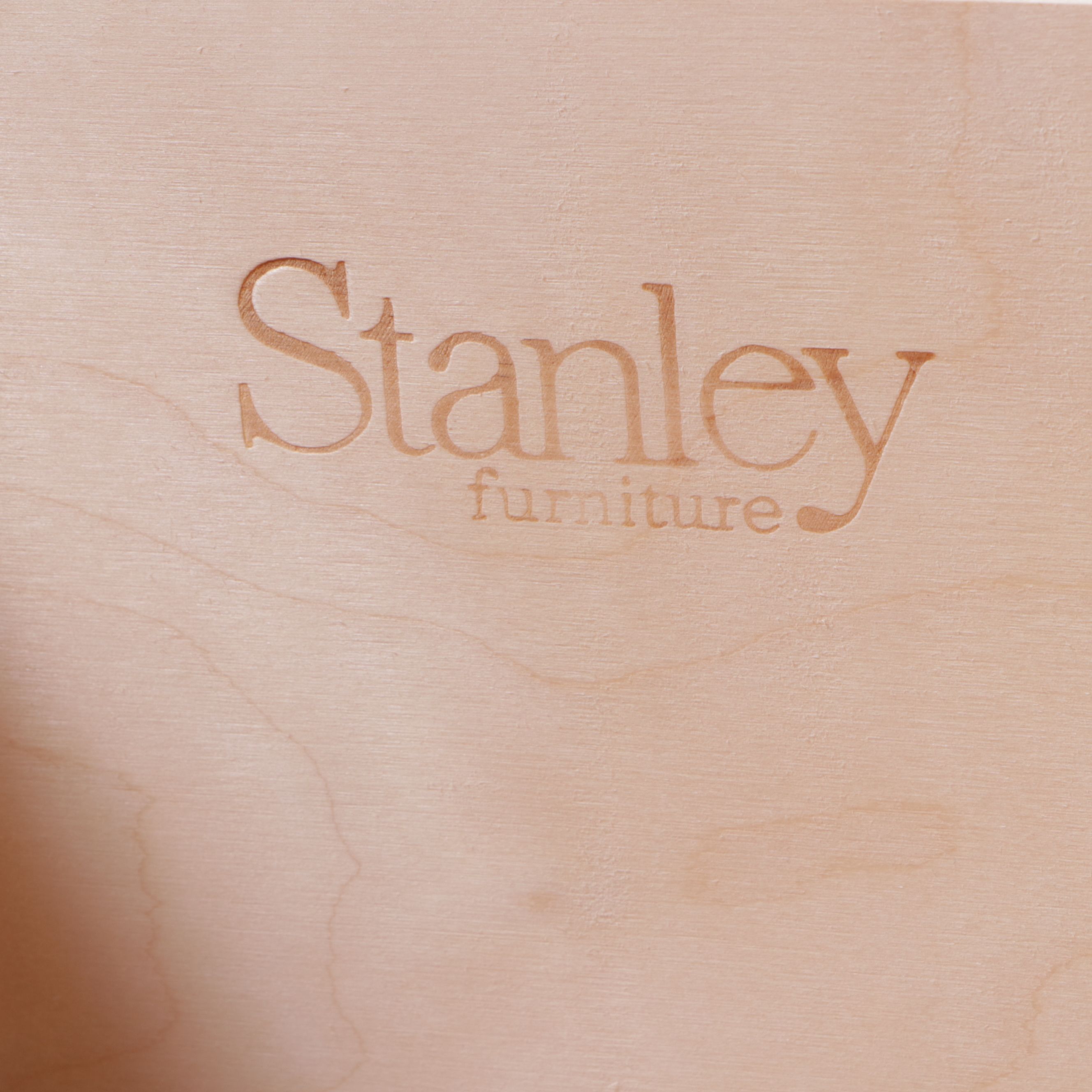 Stanley Furniture White Painted Wood Tall Chest of Drawers