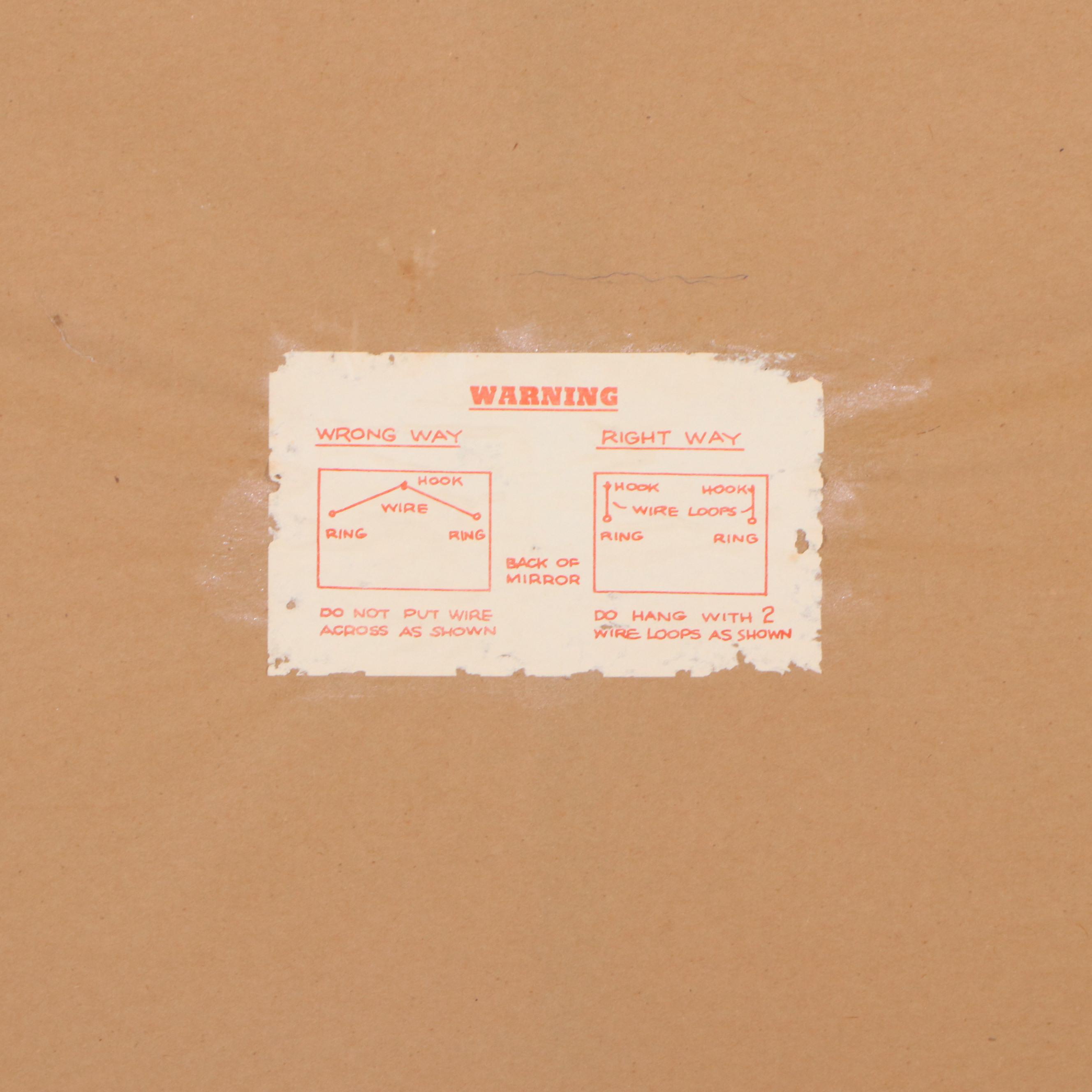 French Style Ornate Gilt Finished Overmantel Wall Mirror