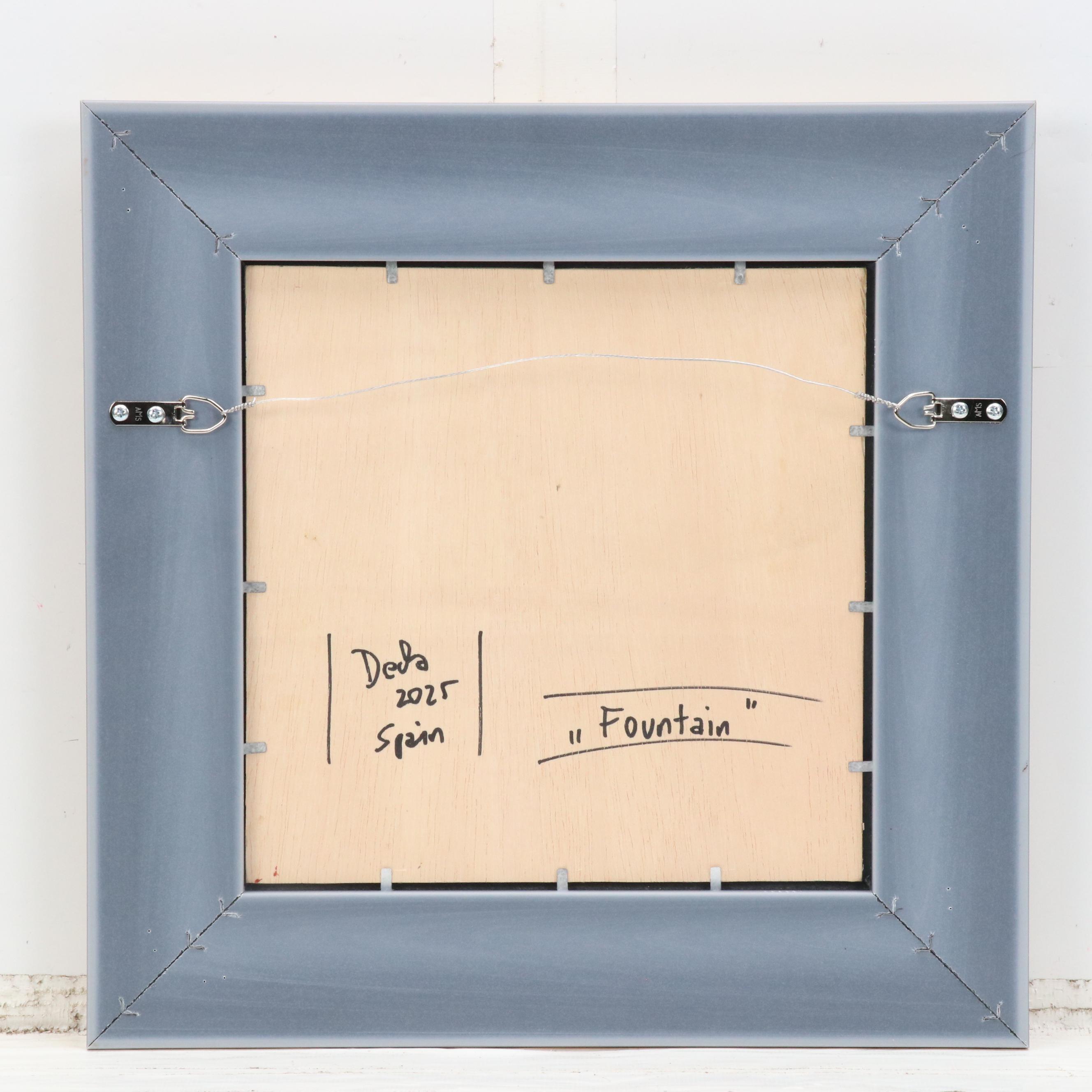 Adam Deda Oil Painting of Bird "Fountain," 2025