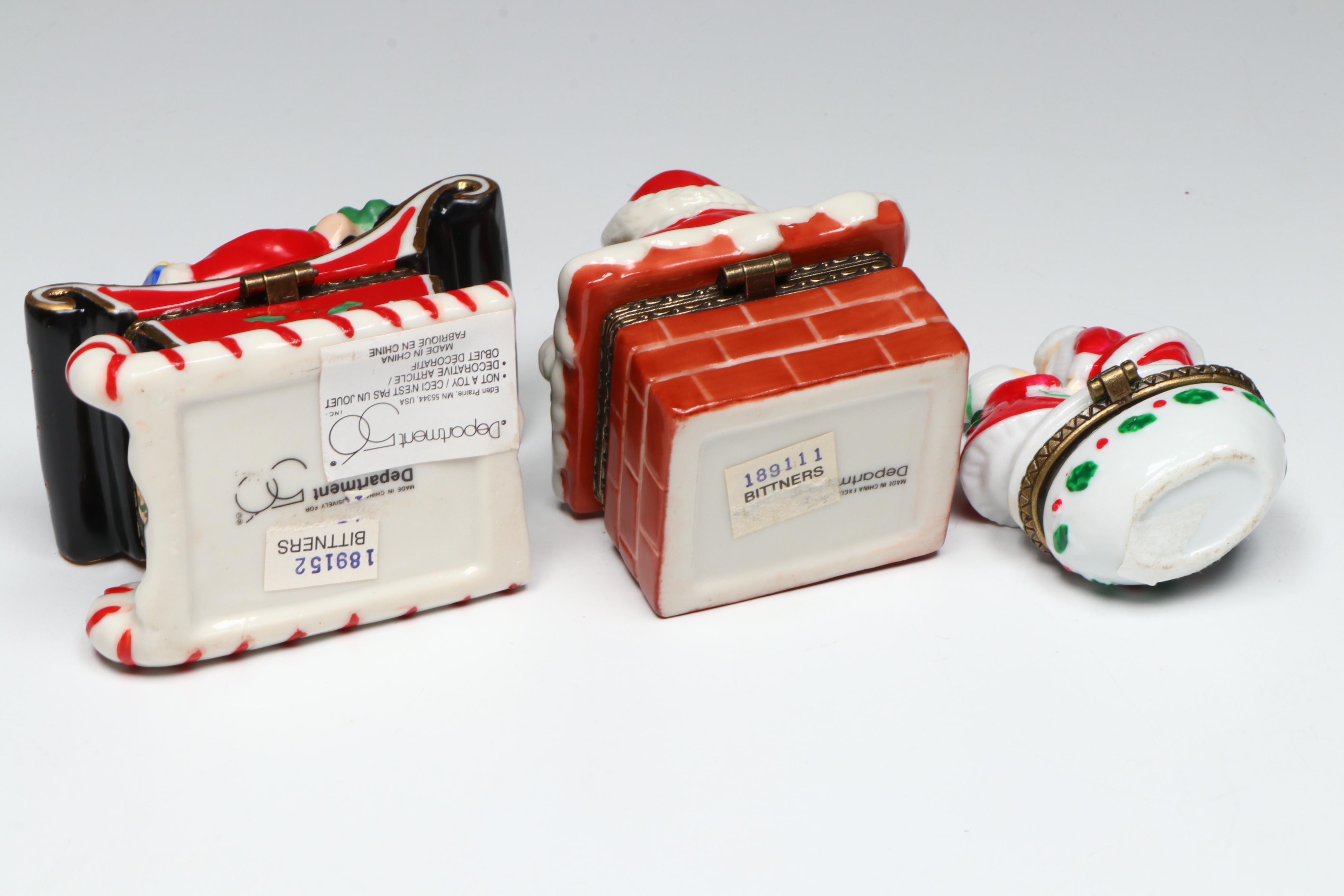Department 56 and Other Christmas Boxes and Figurines