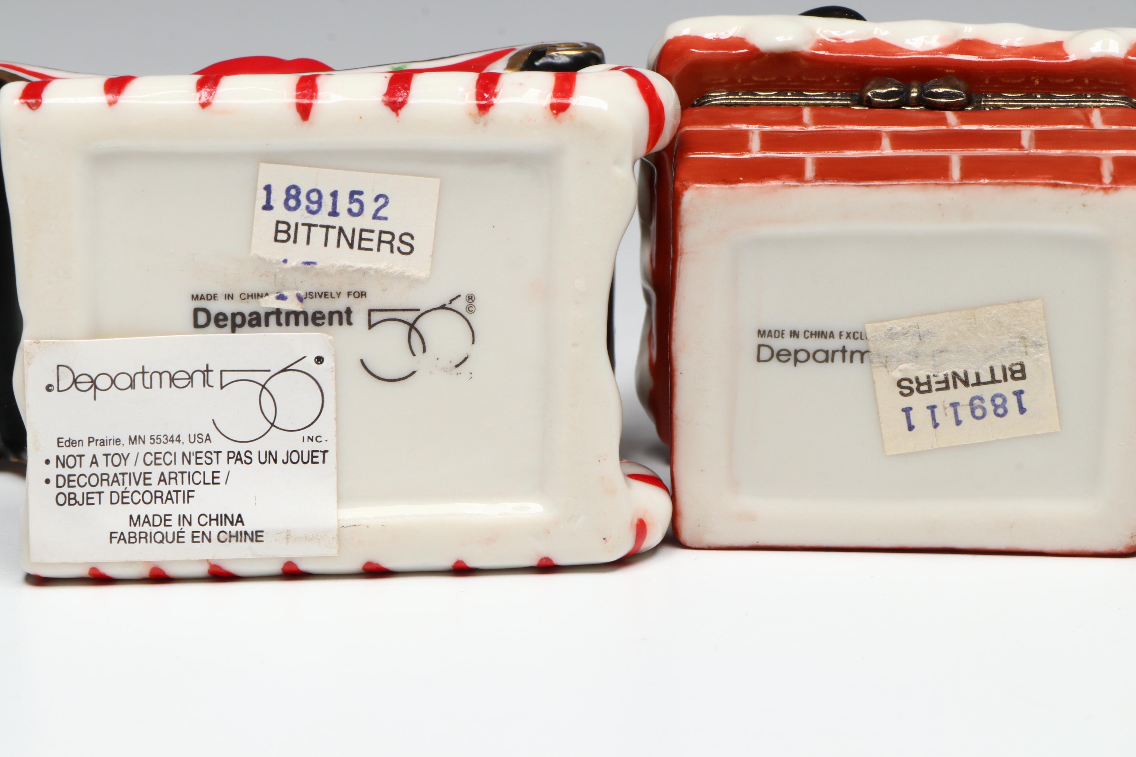 Department 56 and Other Christmas Boxes and Figurines