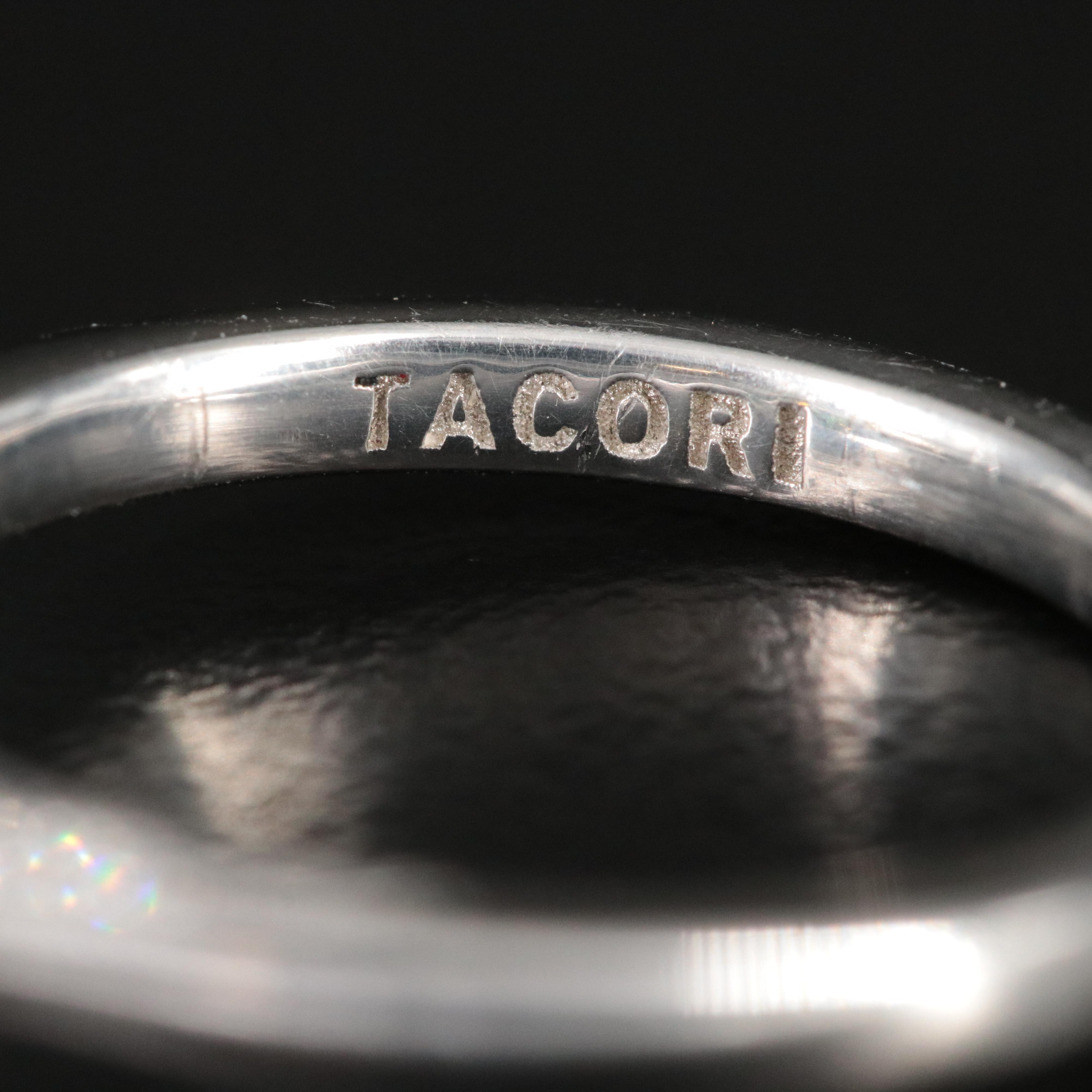 Tacori Platinum 2.31 CTW Diamond Ring with Internally Flawless Center and GIA