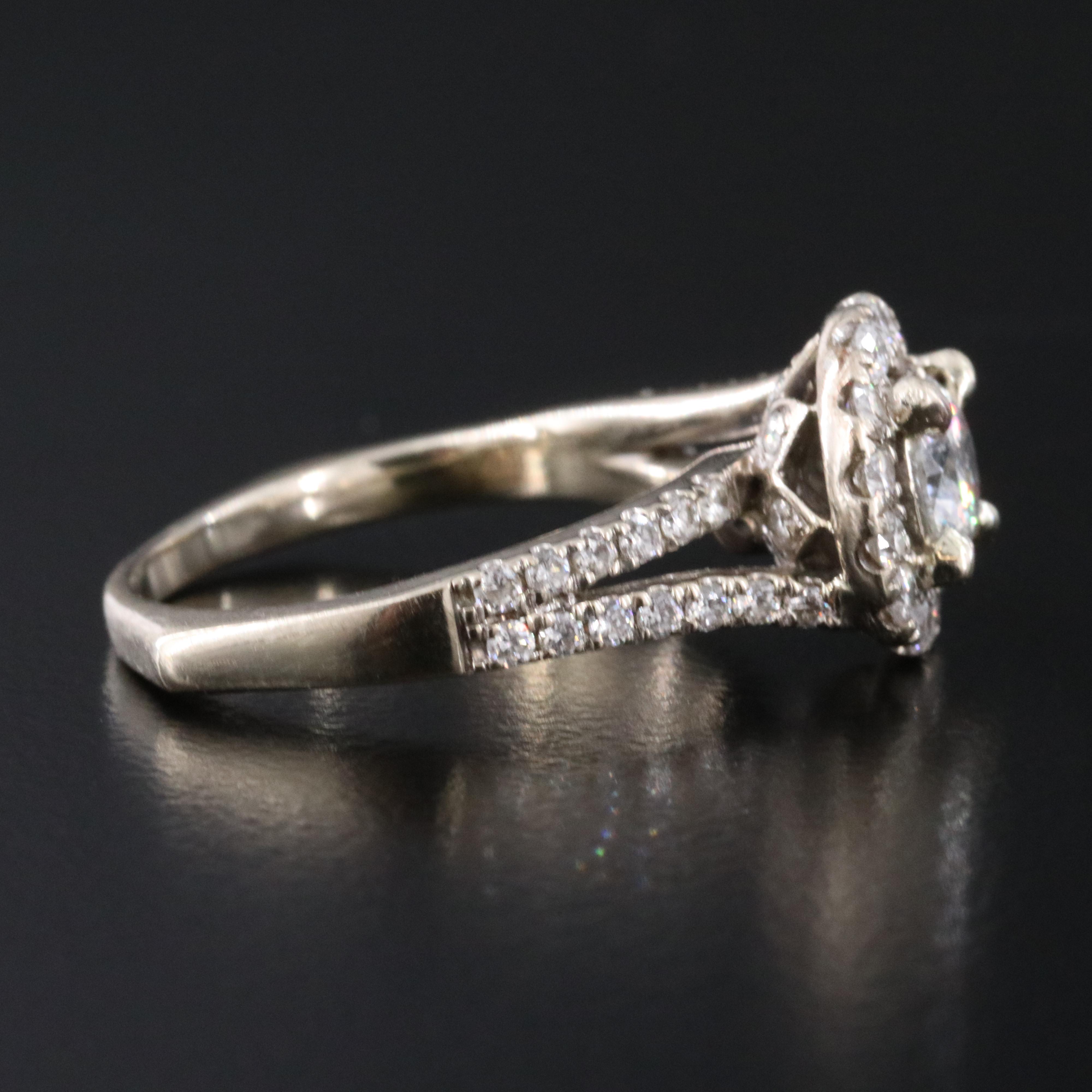 14K 1.03 CTW Diamond Ring Set