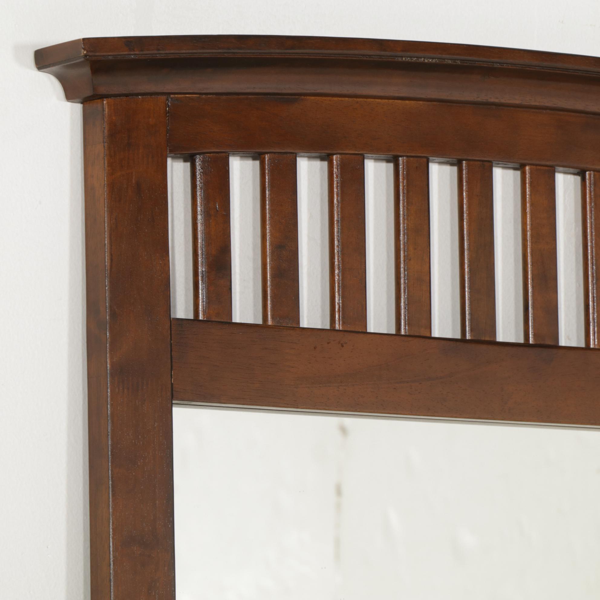 Mieco Mahogany Dresser and Mirror, 21st Century