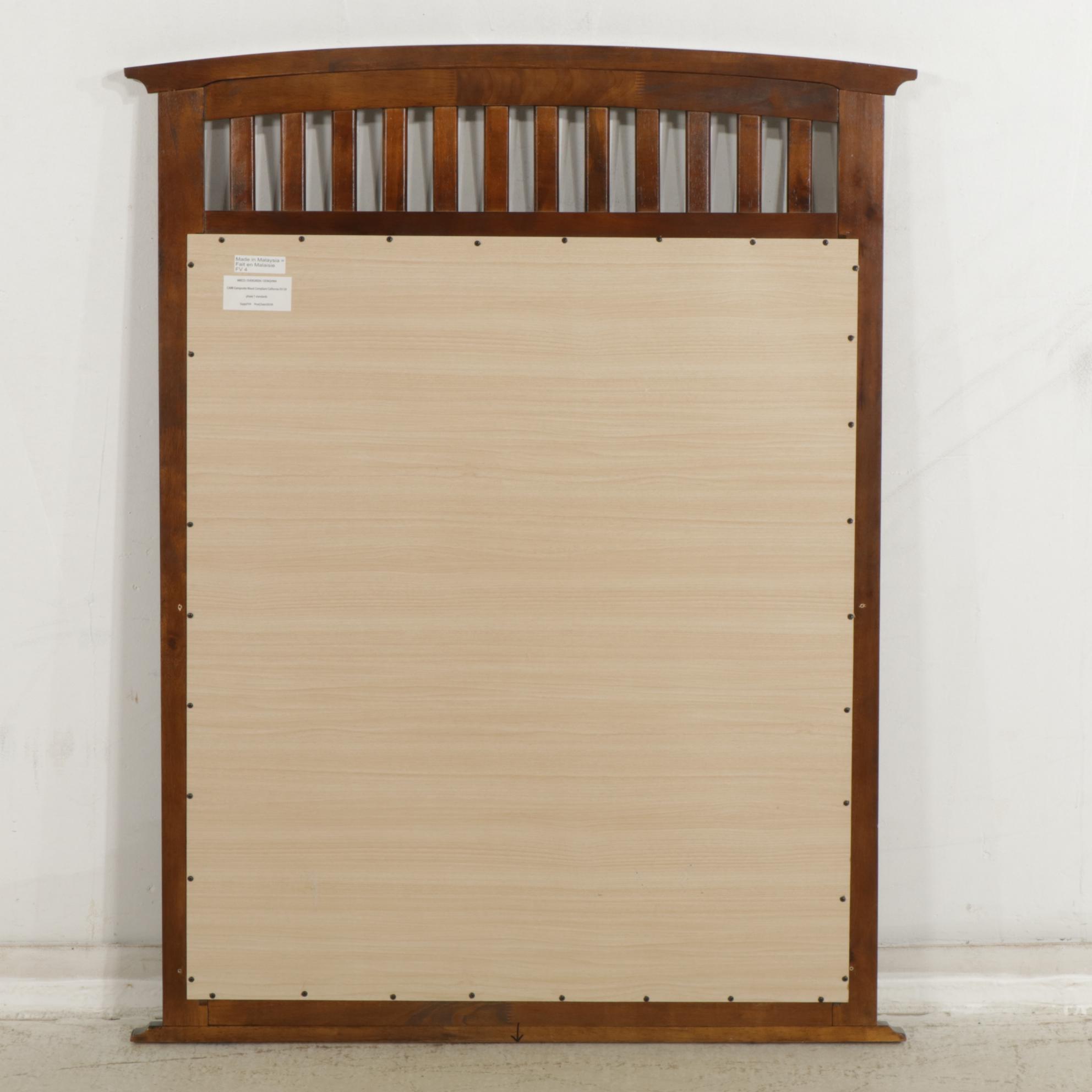 Mieco Mahogany Dresser and Mirror, 21st Century