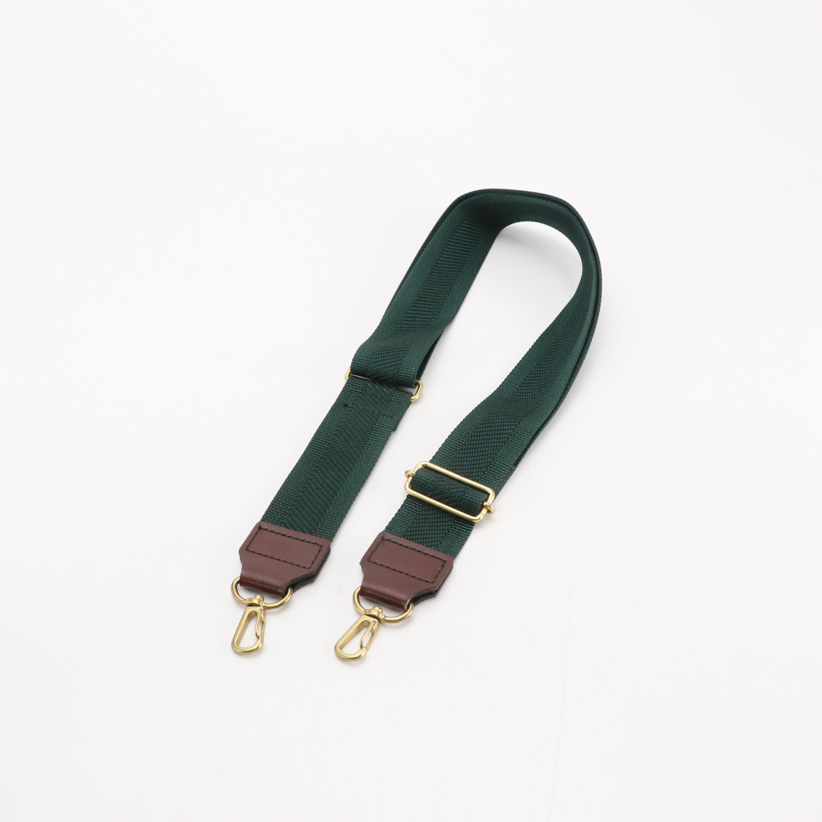 Gianni Valentino Small Two-Way Duffel Bag in Forest Green Nylon and Leather Trim