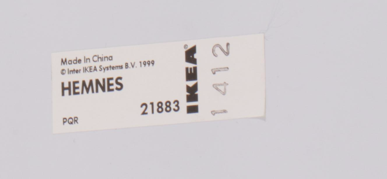 IKEA "Hemnes" Wall Mirror with White Chest of Drawers