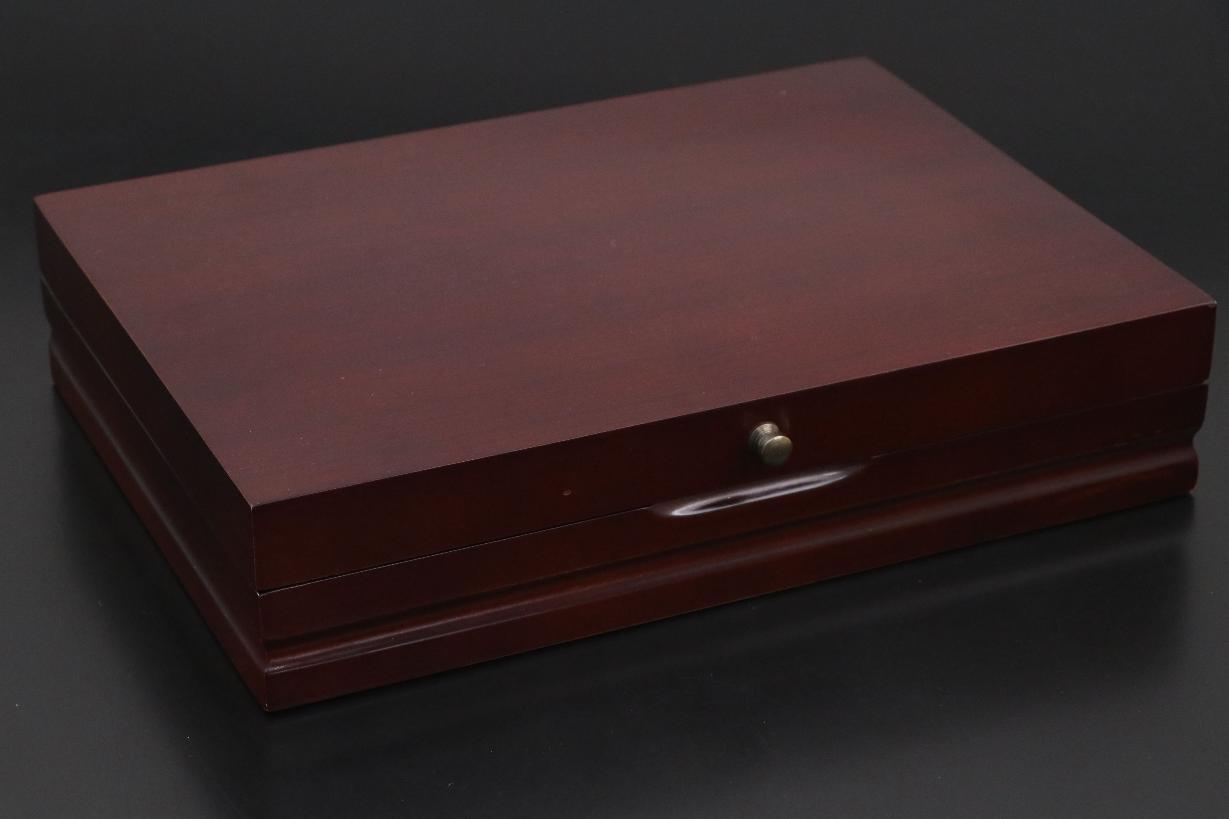 International Silver Co. "Golden Wakefield" Gold Electroplate Flatware with Case