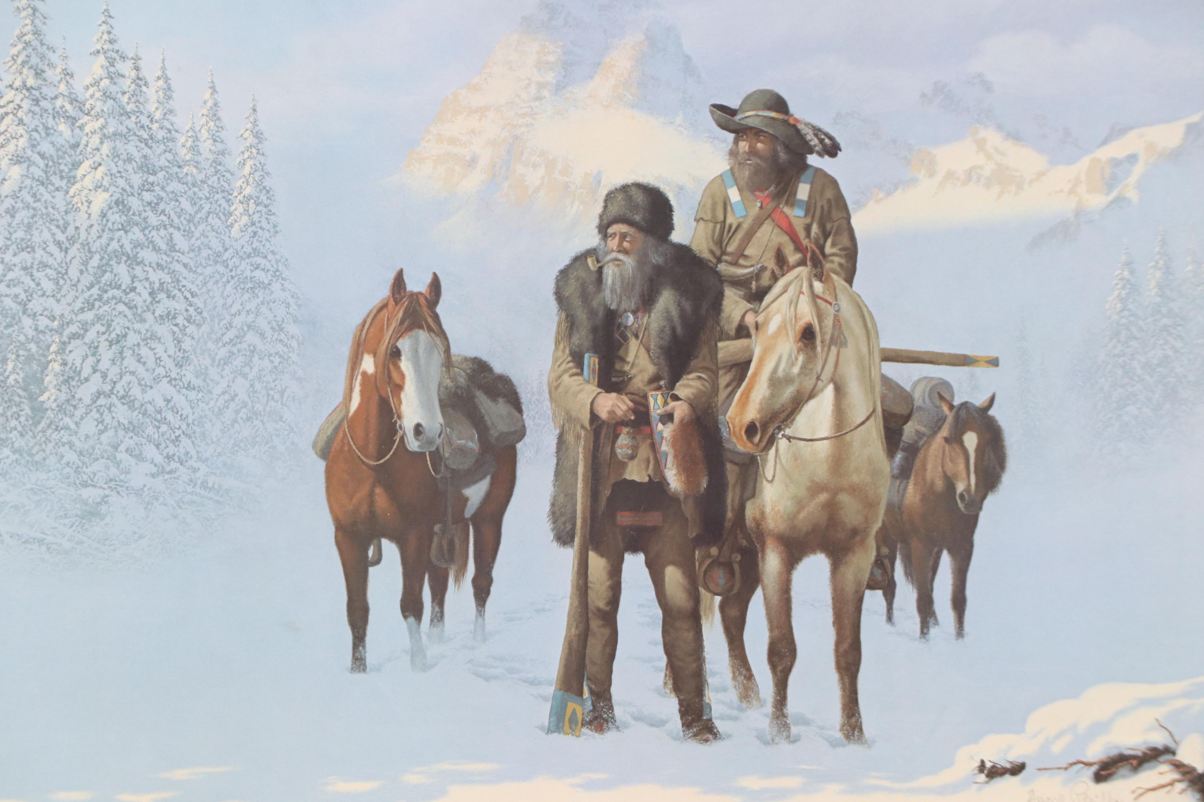 Jacob Pfeiffer Offset Lithograph "All Their Worldly Possessions," 1982