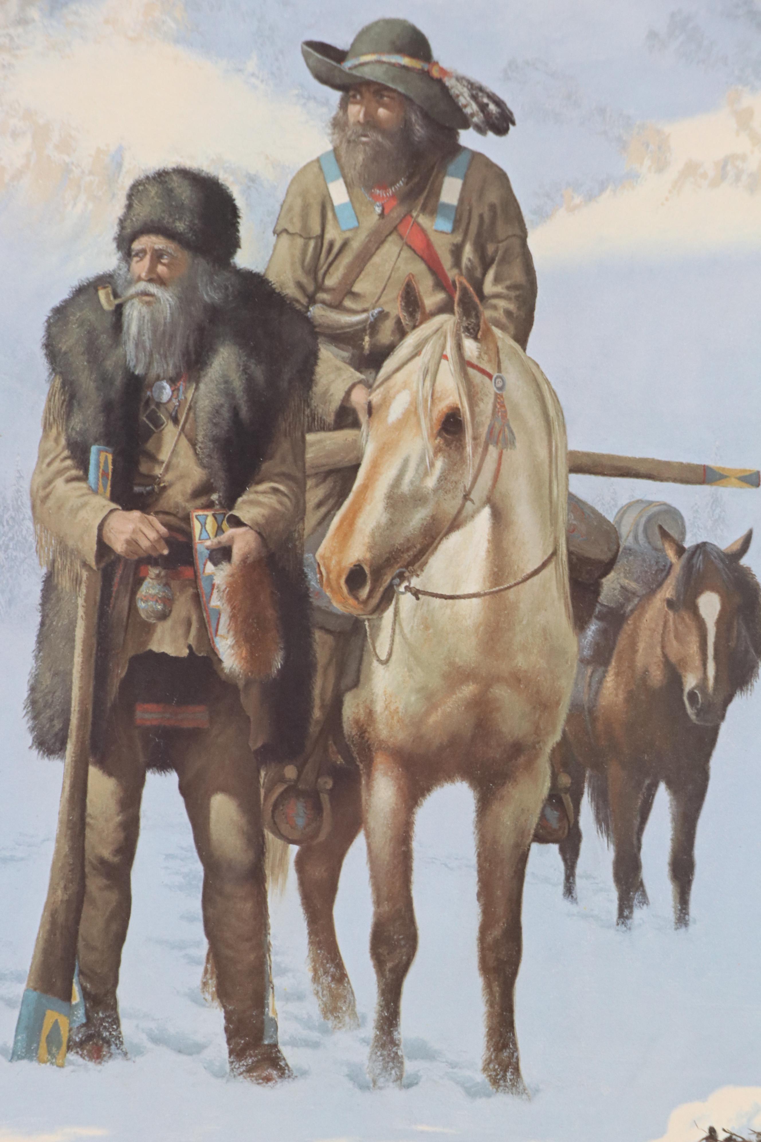 Jacob Pfeiffer Offset Lithograph "All Their Worldly Possessions," 1982