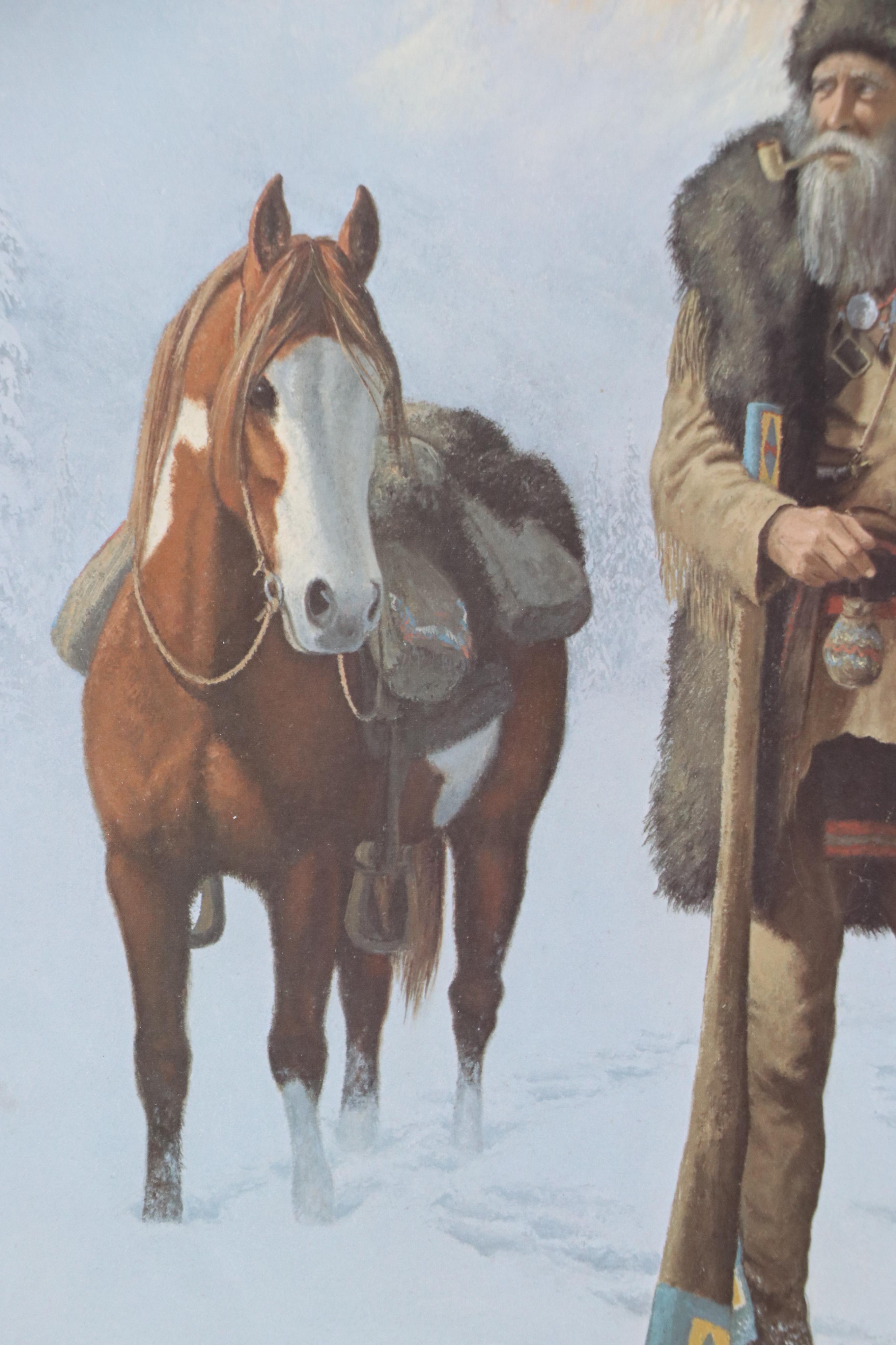 Jacob Pfeiffer Offset Lithograph "All Their Worldly Possessions," 1982