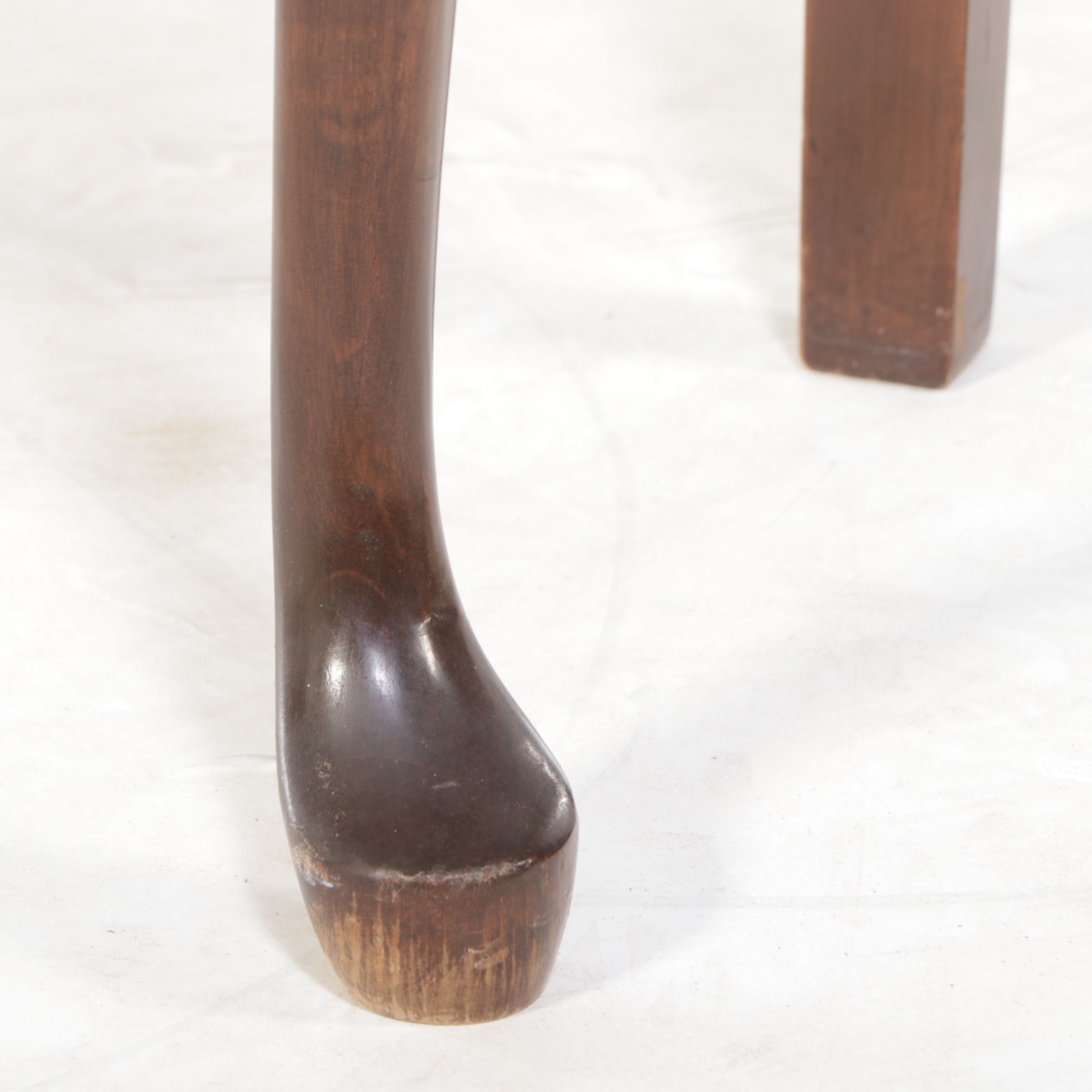 Queen Anne Style Mahogany Slant Front Secretary Desk