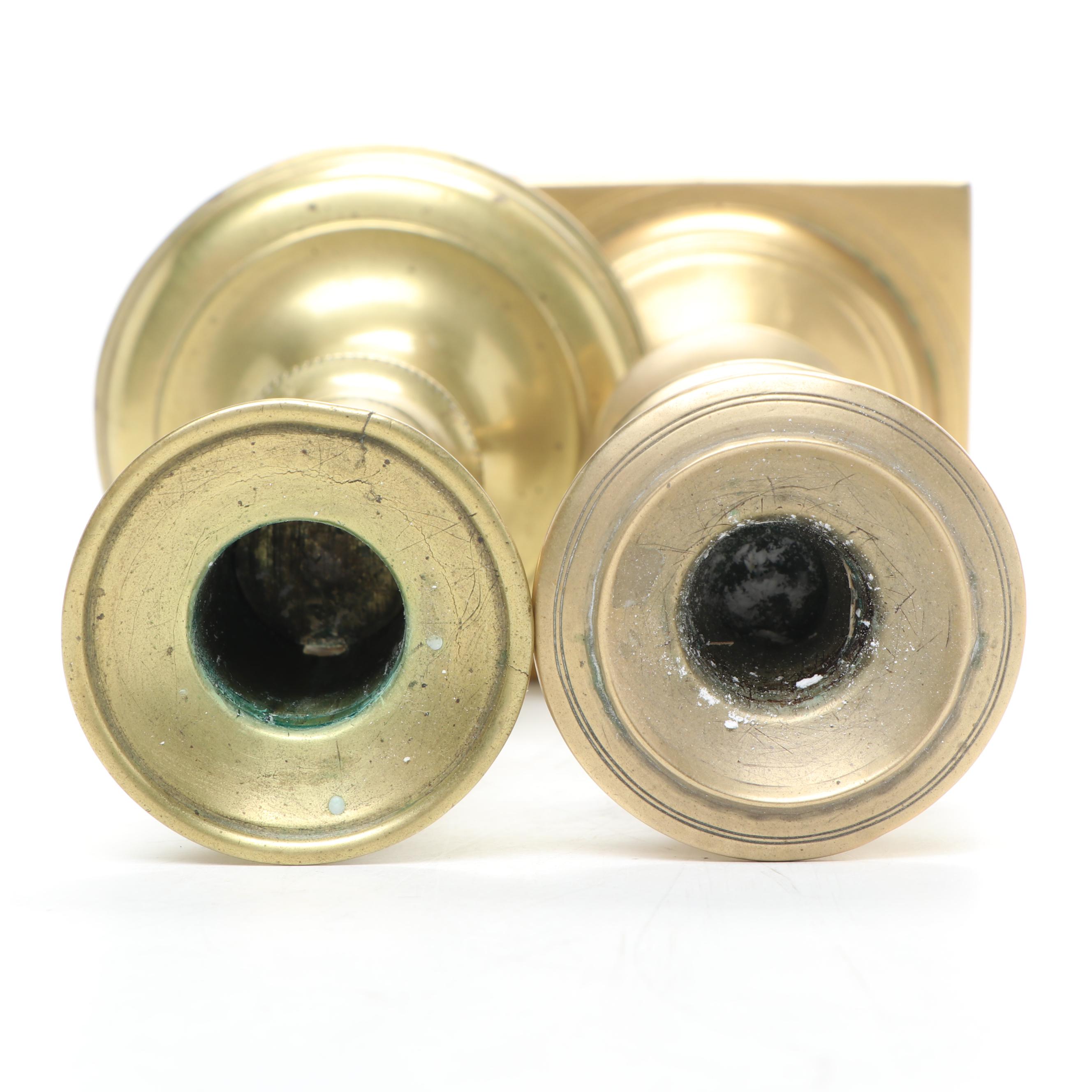 English Style Brass Candlesticks, Chamberstick, Mortar and Pestles and More