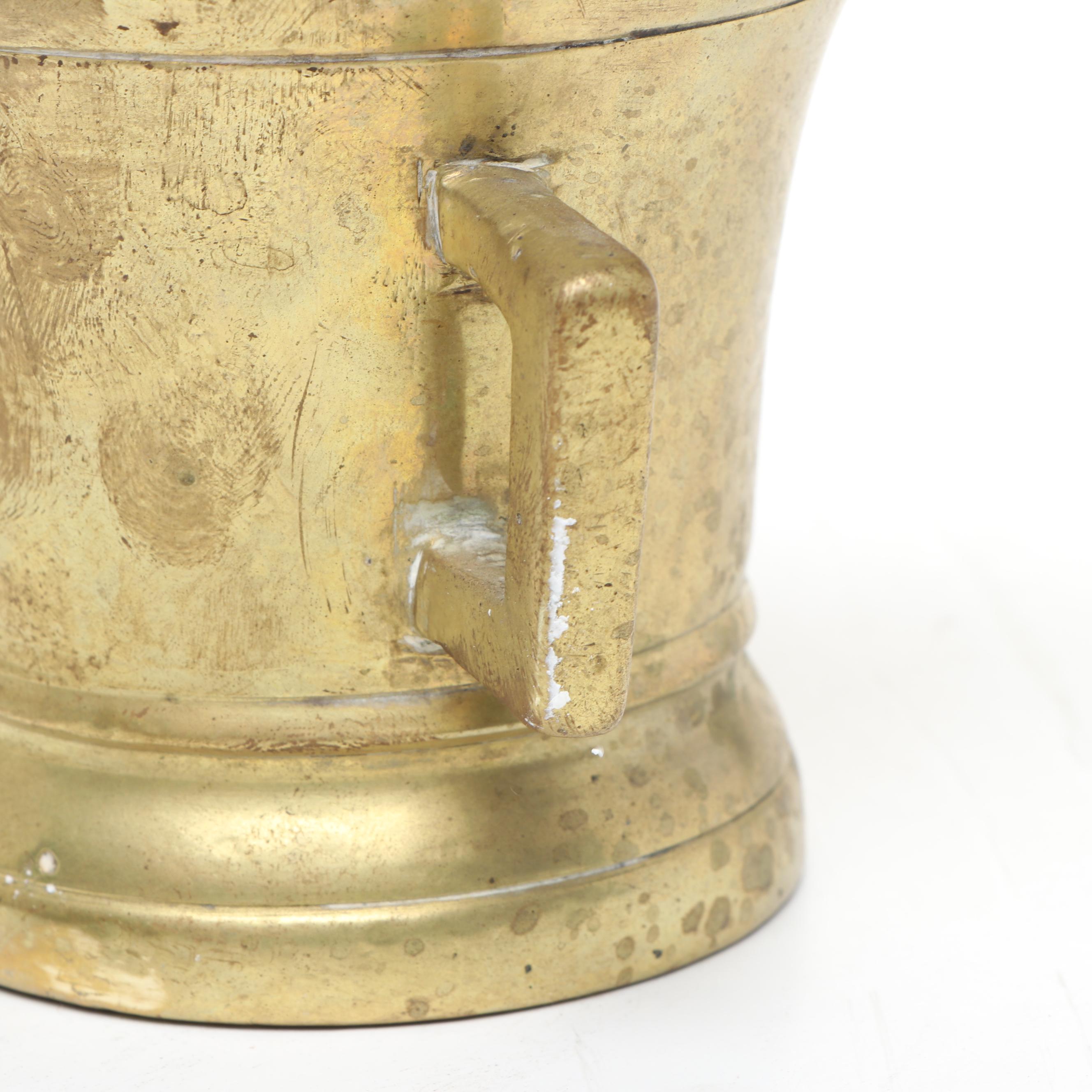 English Style Brass Candlesticks, Chamberstick, Mortar and Pestles and More