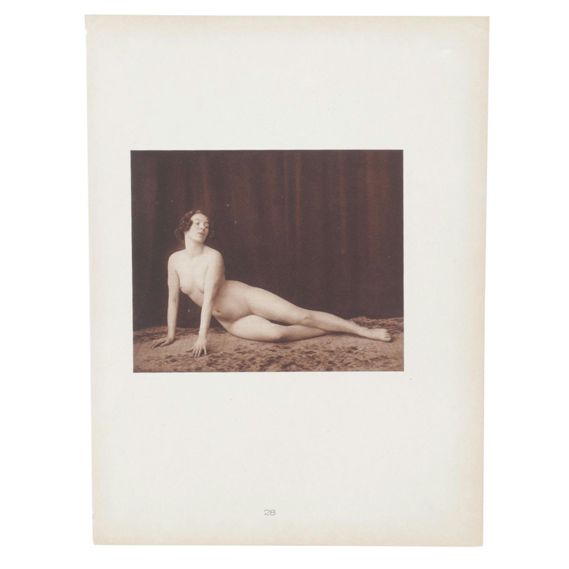 Dr. Pierre Landow "La Femme Nude" Lithograph, 1925