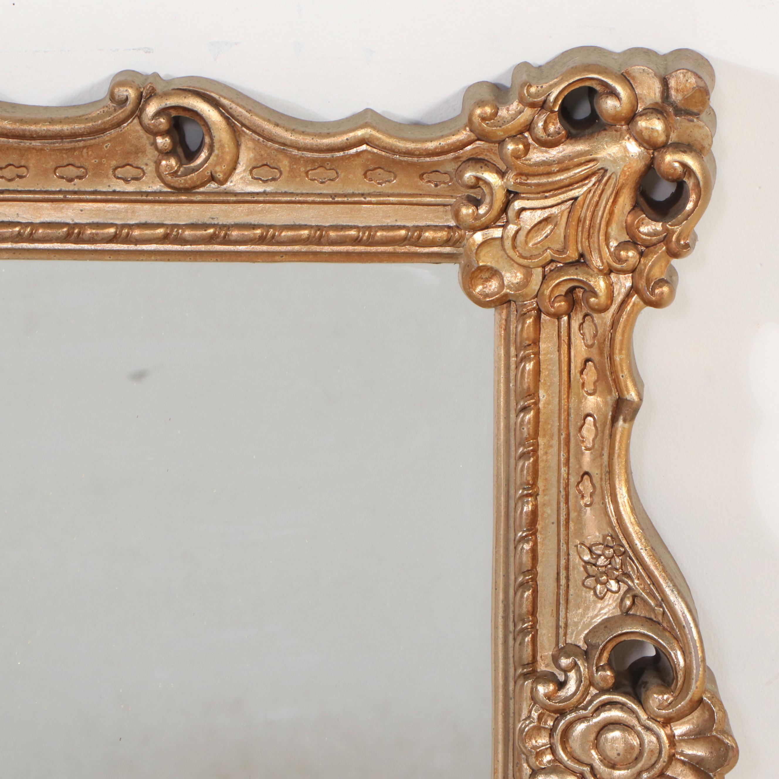 Baroque Revival Style Press-Formed Wall Mirror