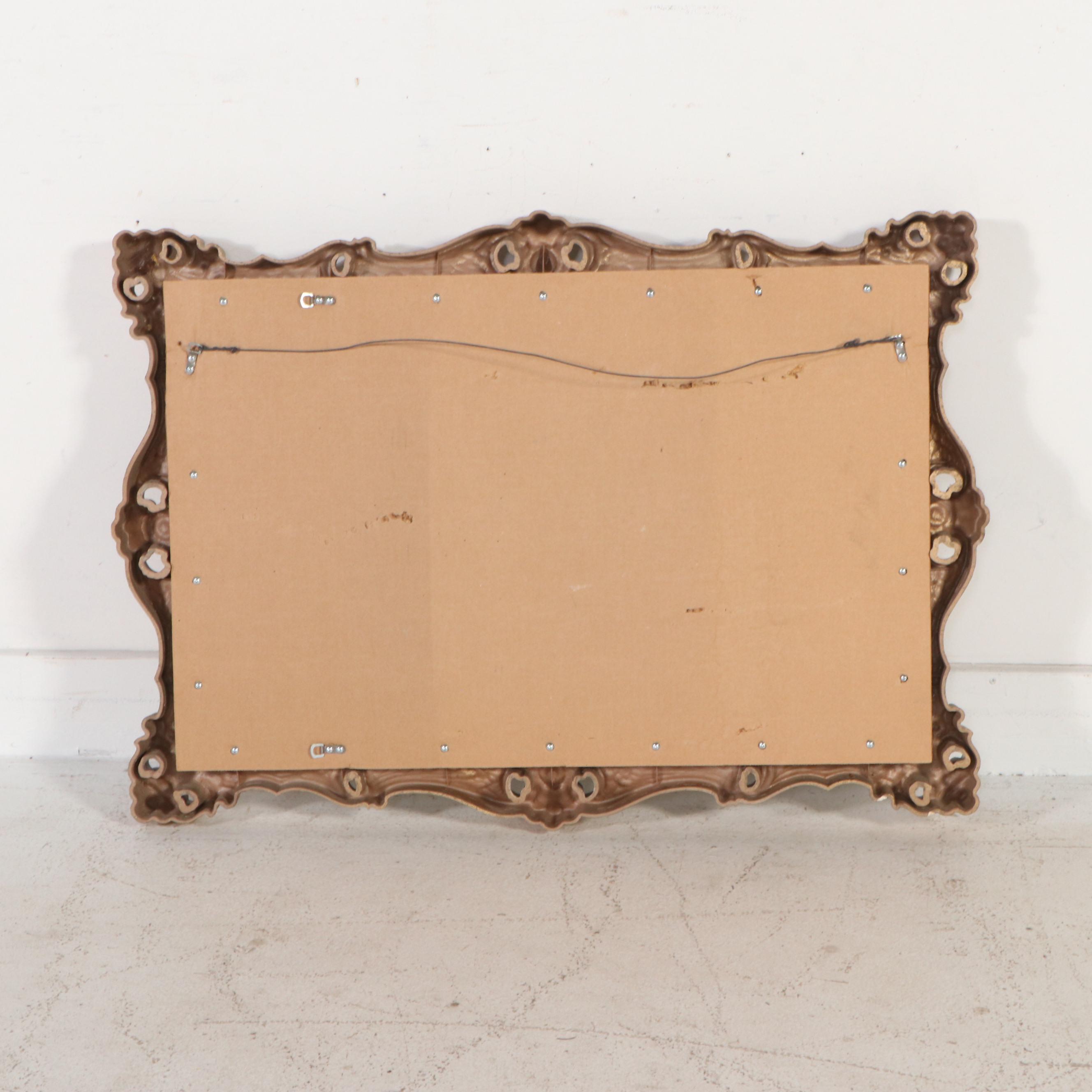 Baroque Revival Style Press-Formed Wall Mirror