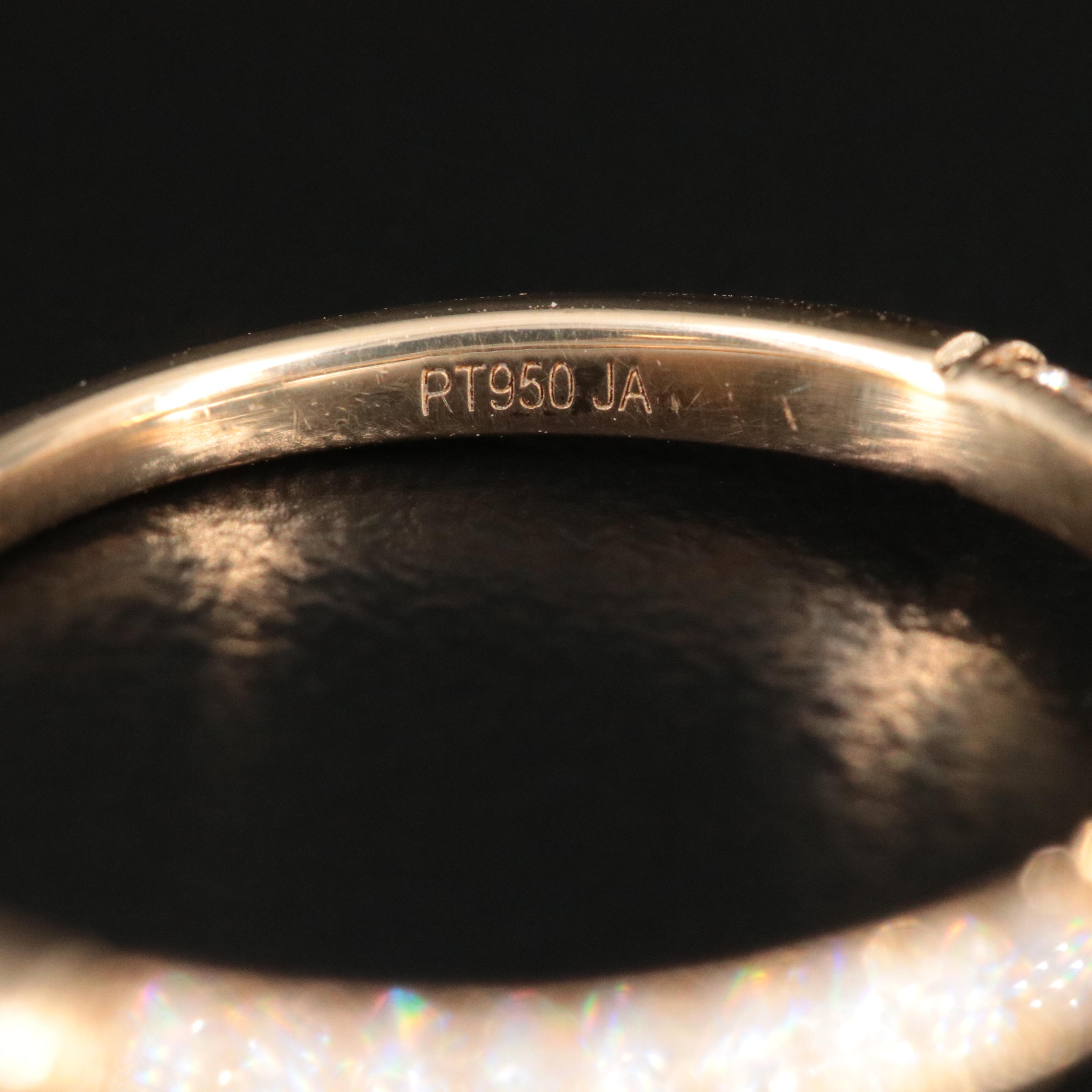 18K 2.30 CTW Diamond Ring with Platinum Accent and GIA Report