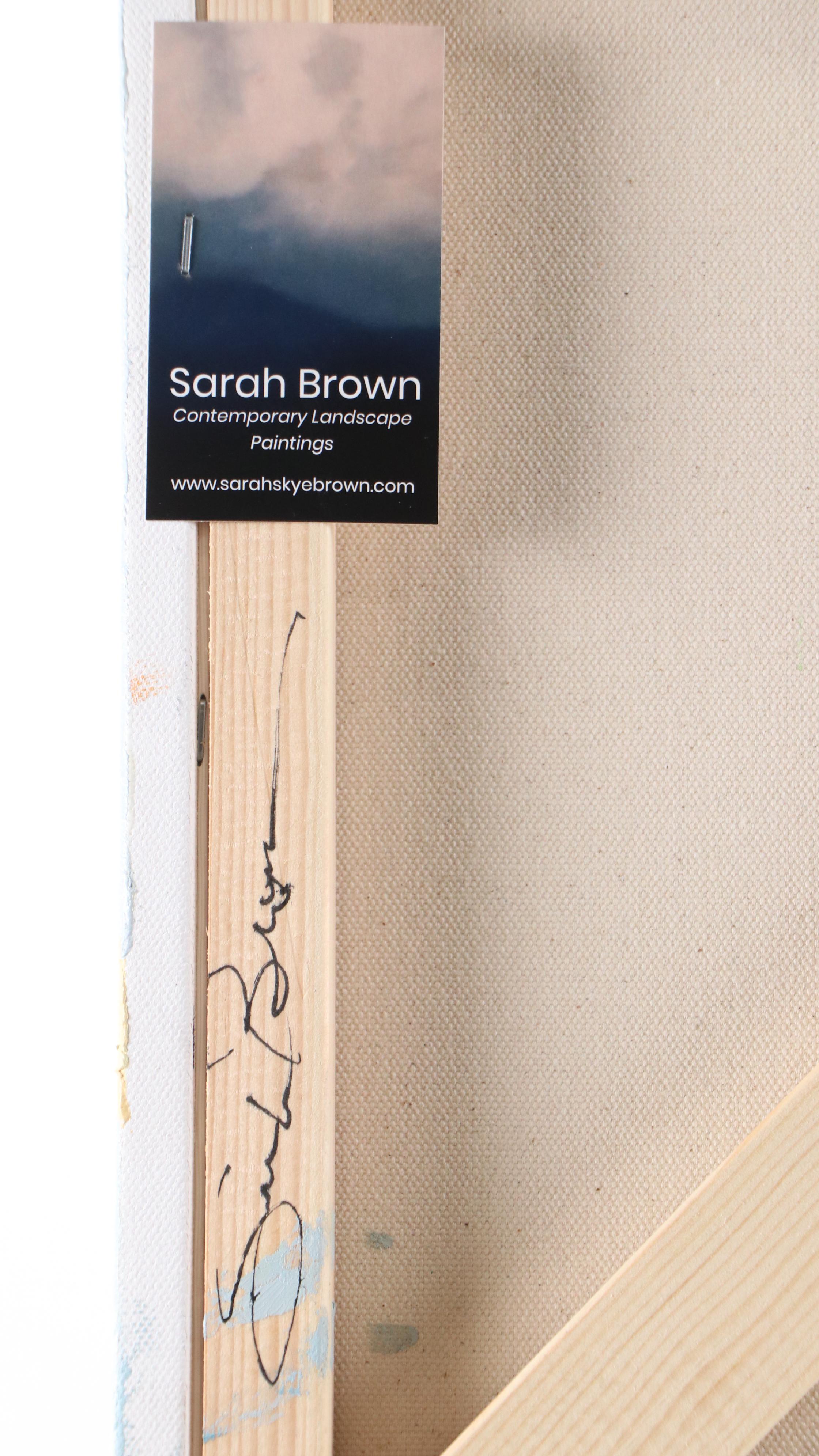 Sarah Brown Abstract Oil Painting "Harmony and Contrast," 21st Century