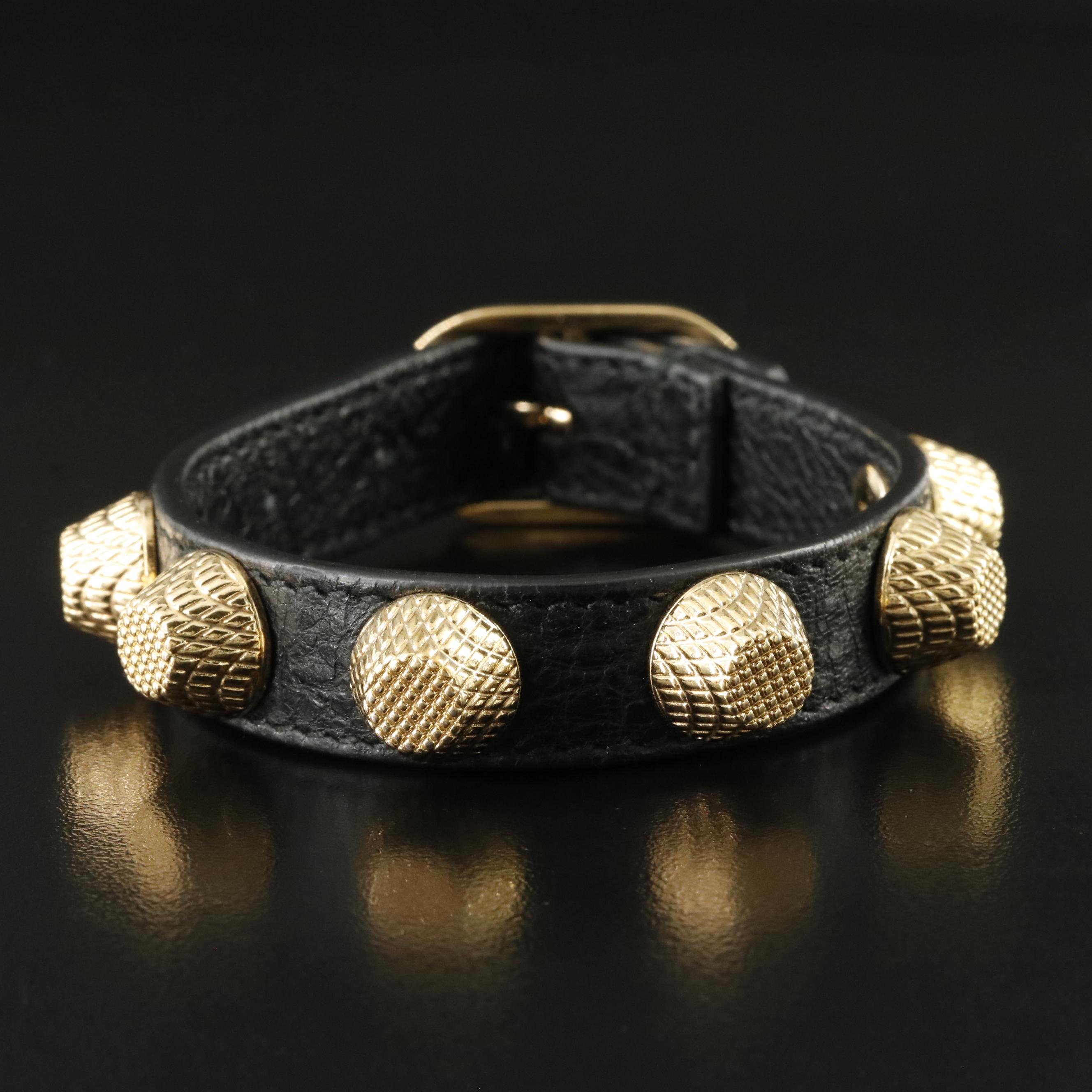 Balenciaga Arena Giant Stud Bracelet