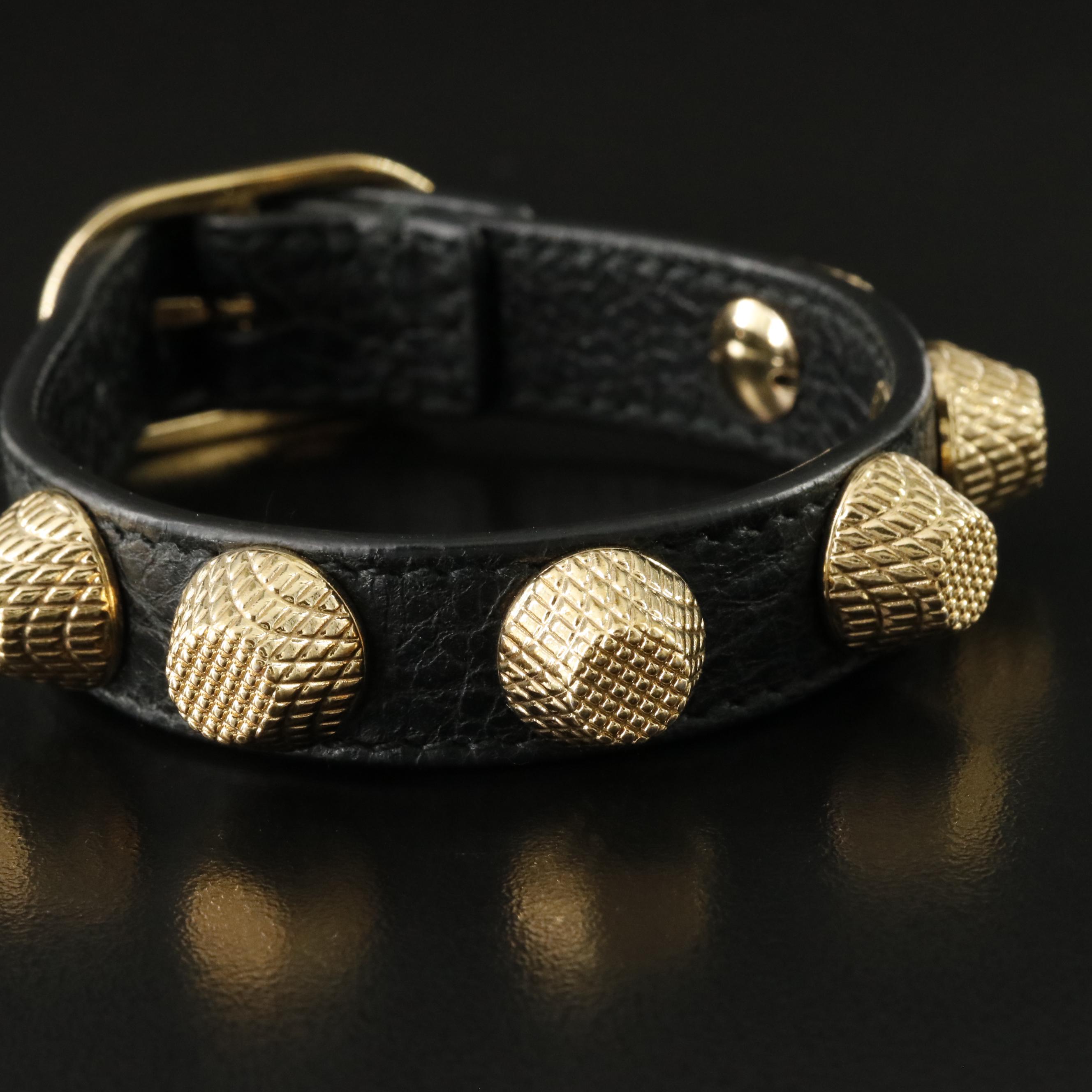 Balenciaga Arena Giant Stud Bracelet