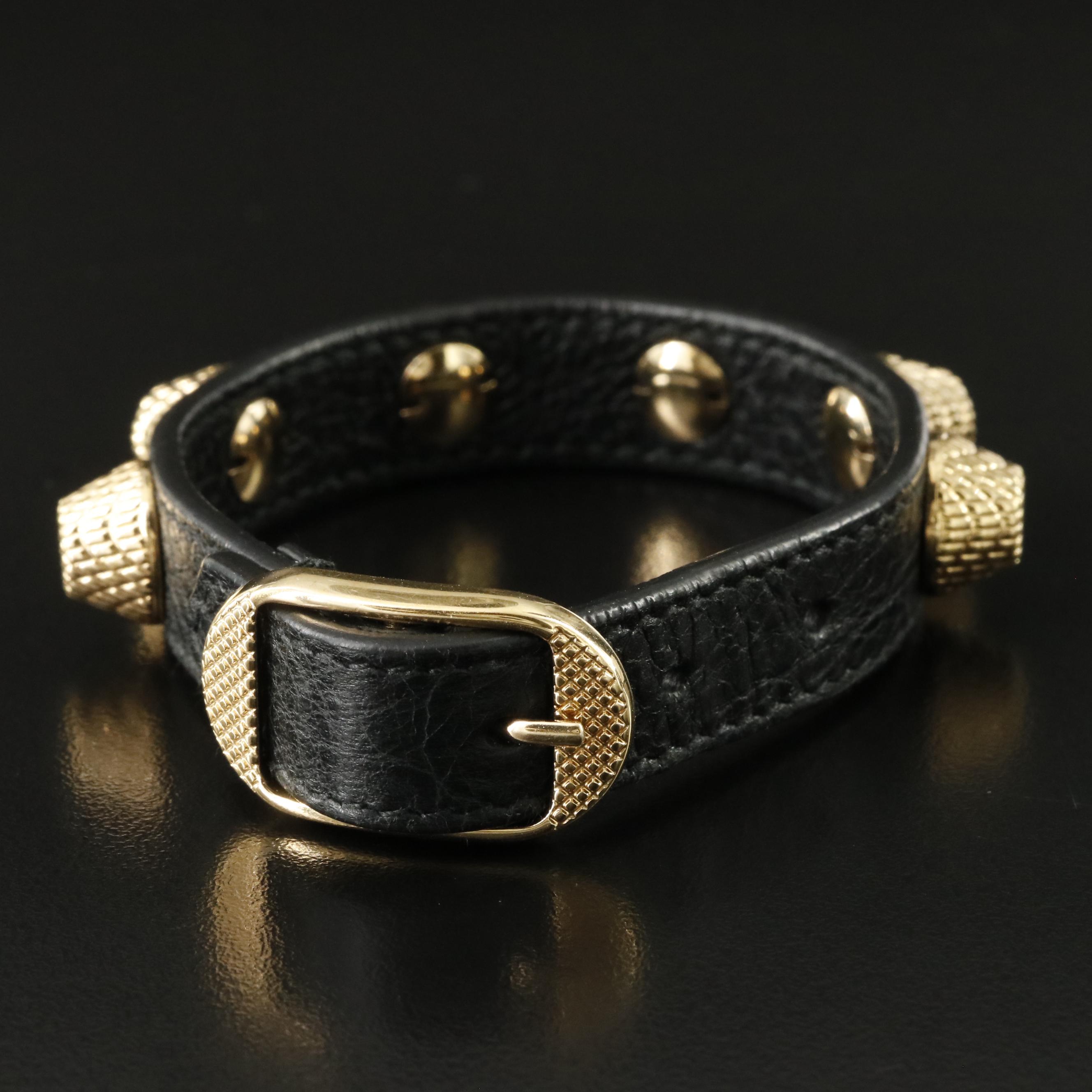 Balenciaga Arena Giant Stud Bracelet
