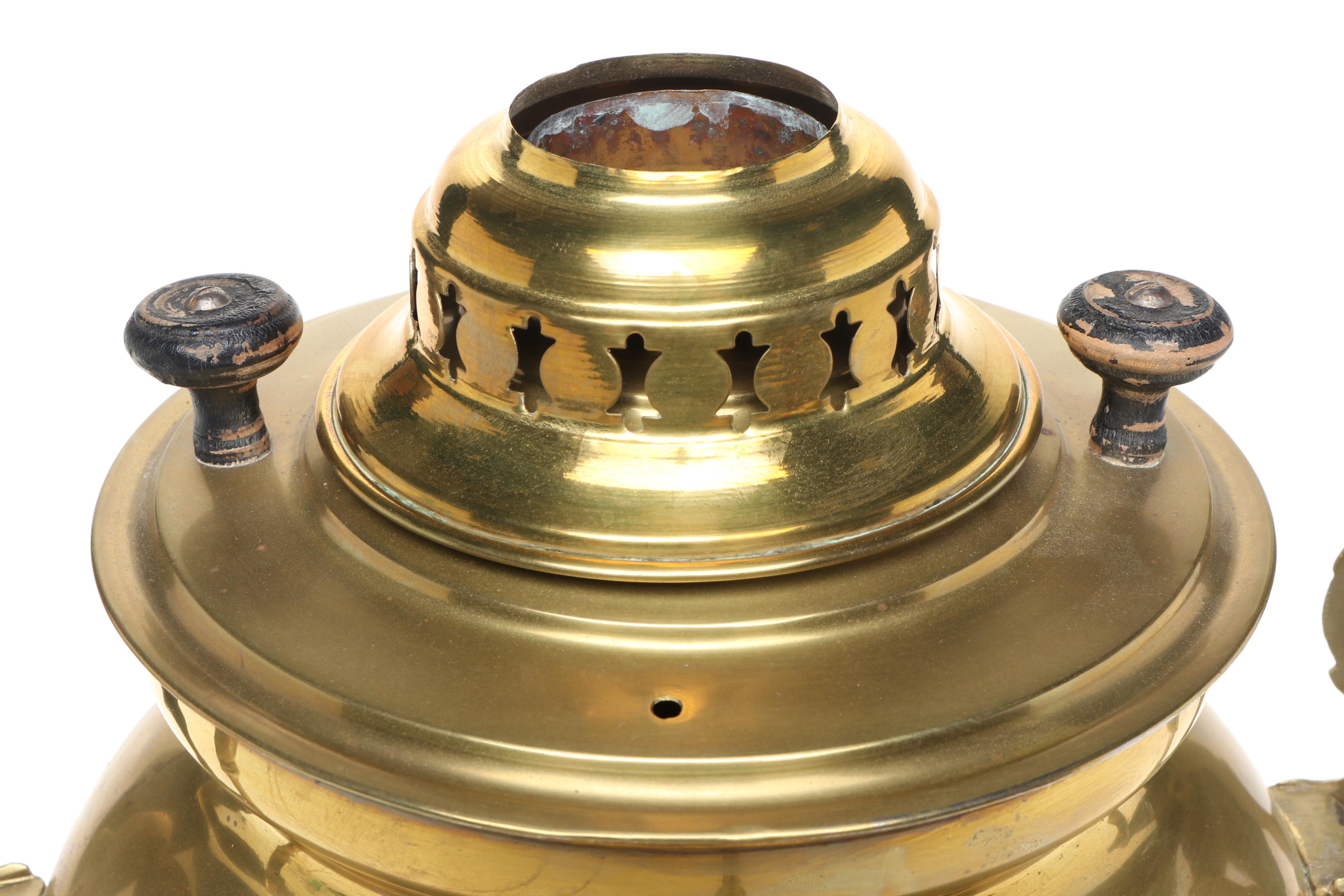 Garanti Semaverler Turkish Brass Samovar, Early 20th Century