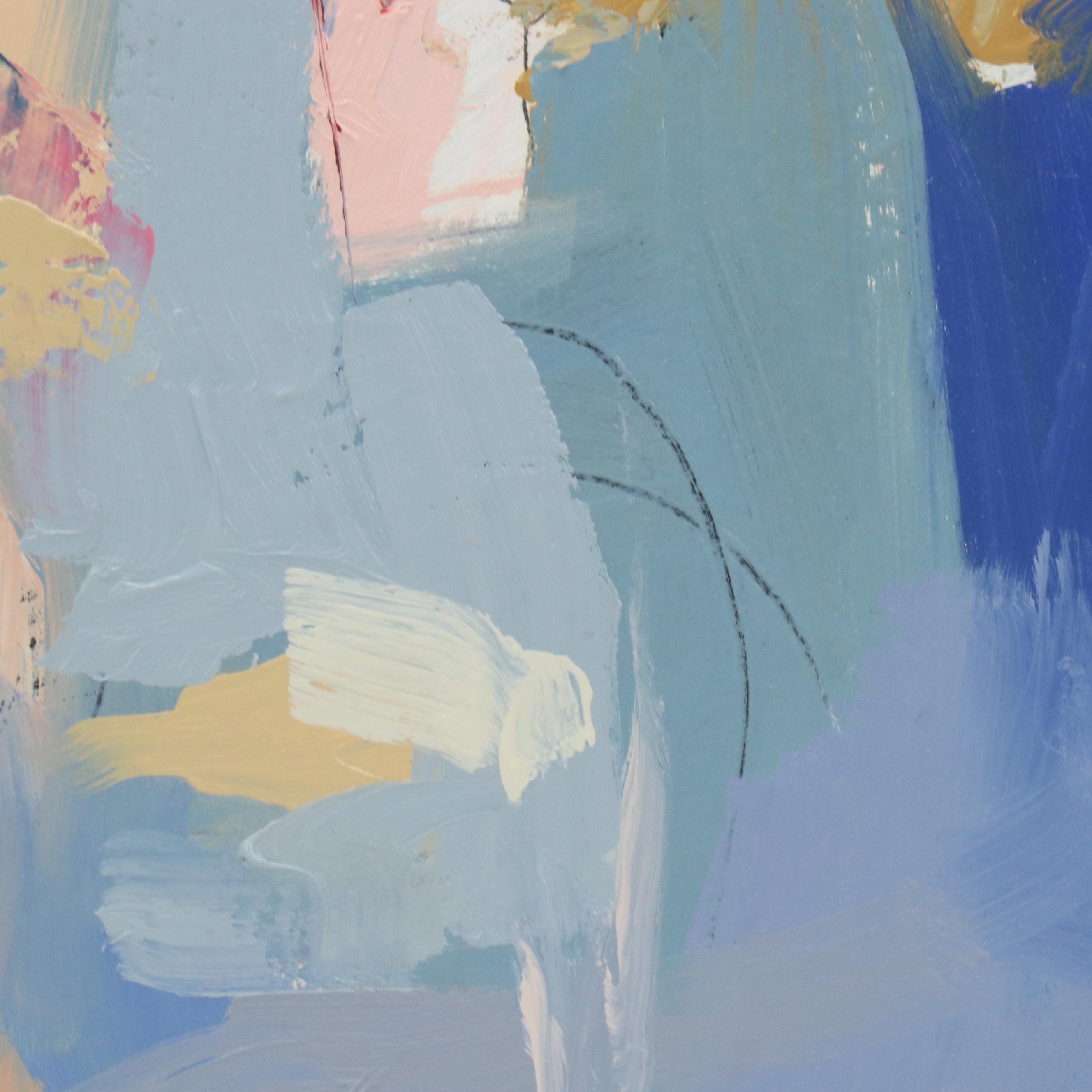 Sarah Brown Abstract Oil Painting "Solstice II," 21st Century