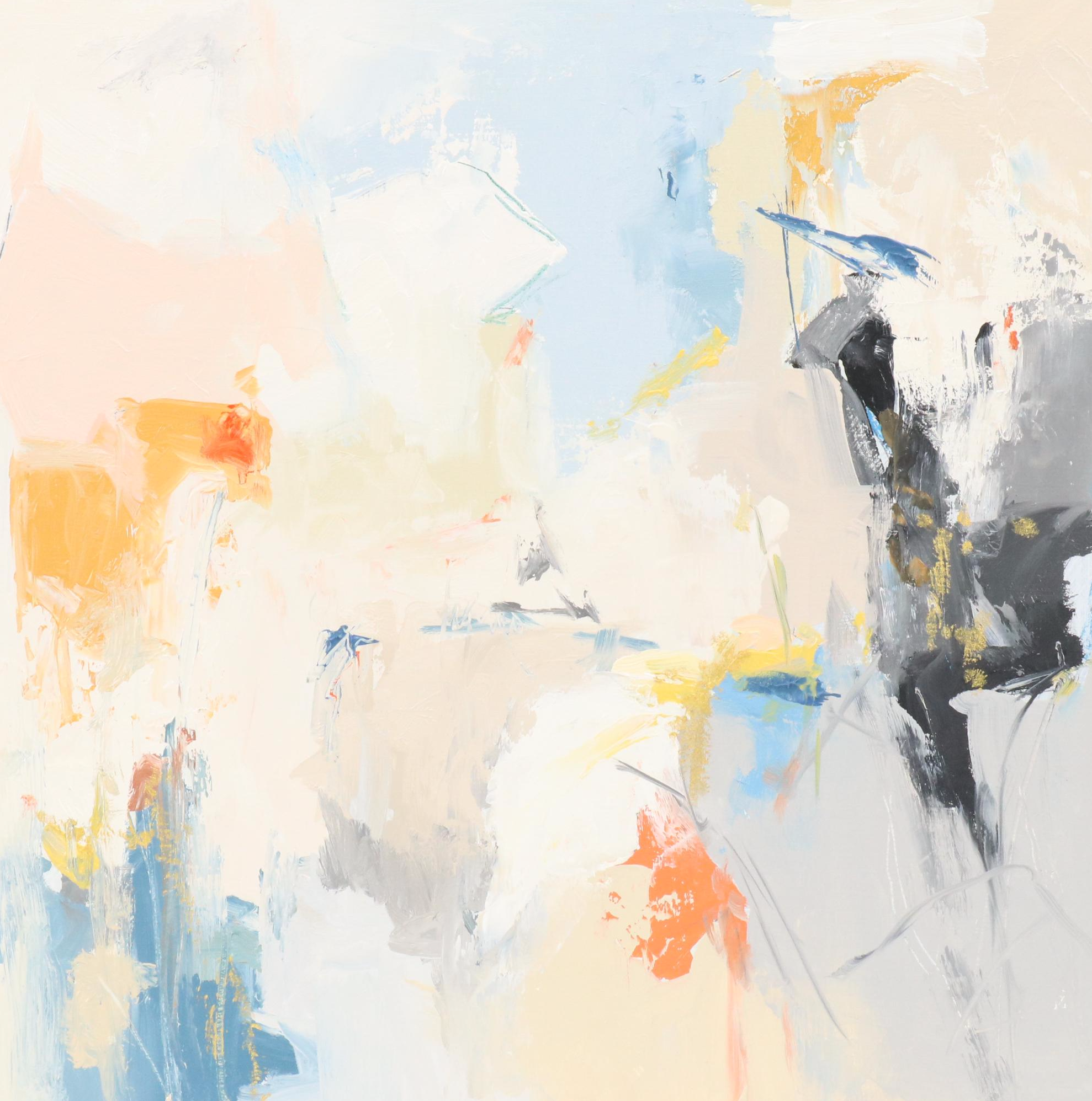 Sarah Brown Abstract Oil Painting "Solstice I," 21st Century