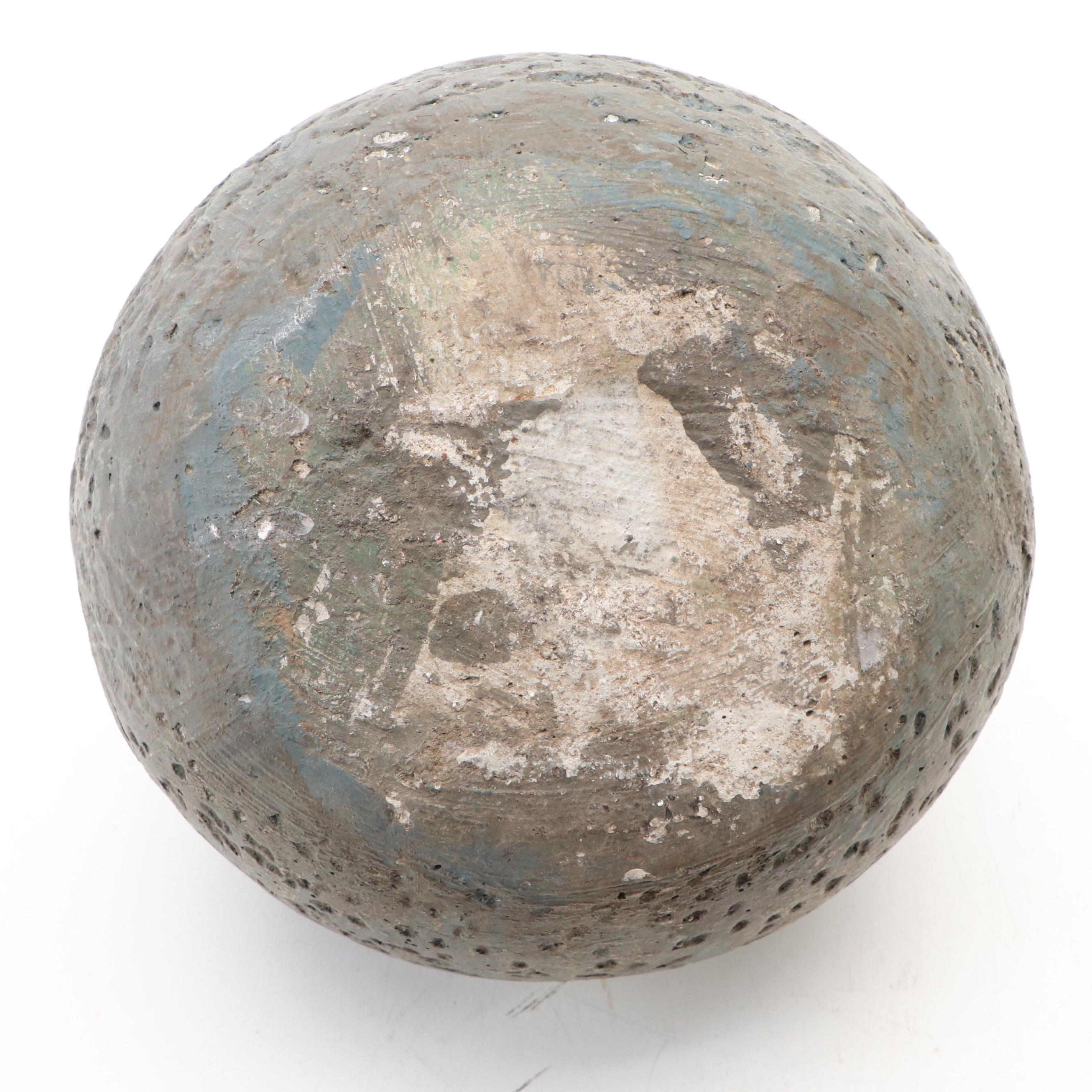 Cat Head Concrete Statue