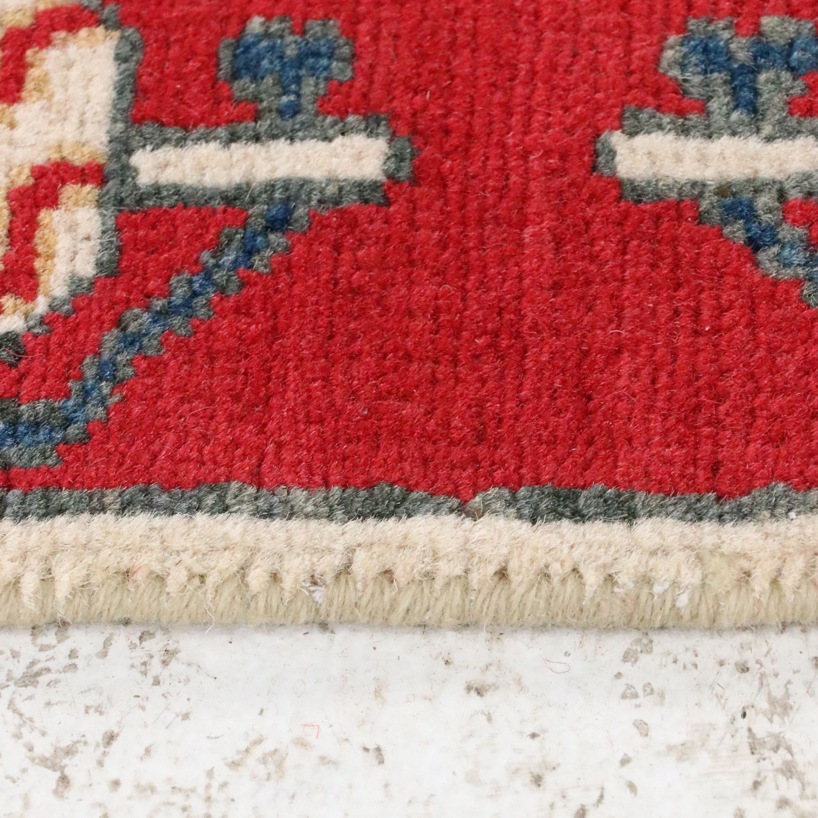 5'11 x 9' Hand-Knotted Afghan Pictorial War Area Rug